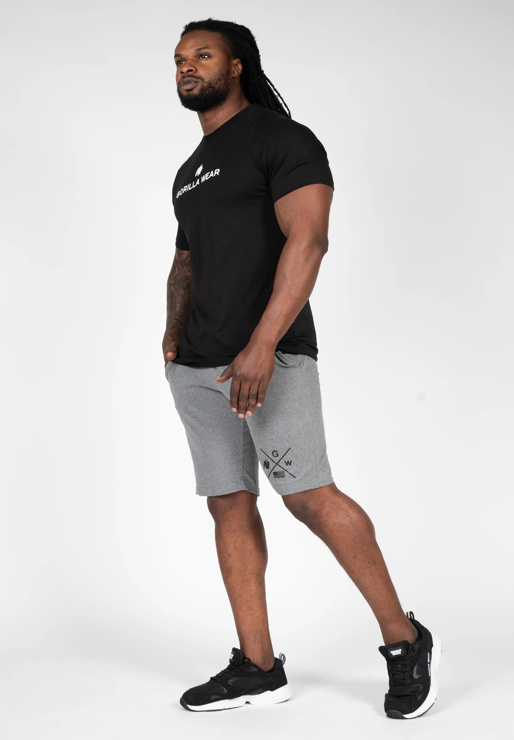 Gorilla Wear Davis T-shirt, sort