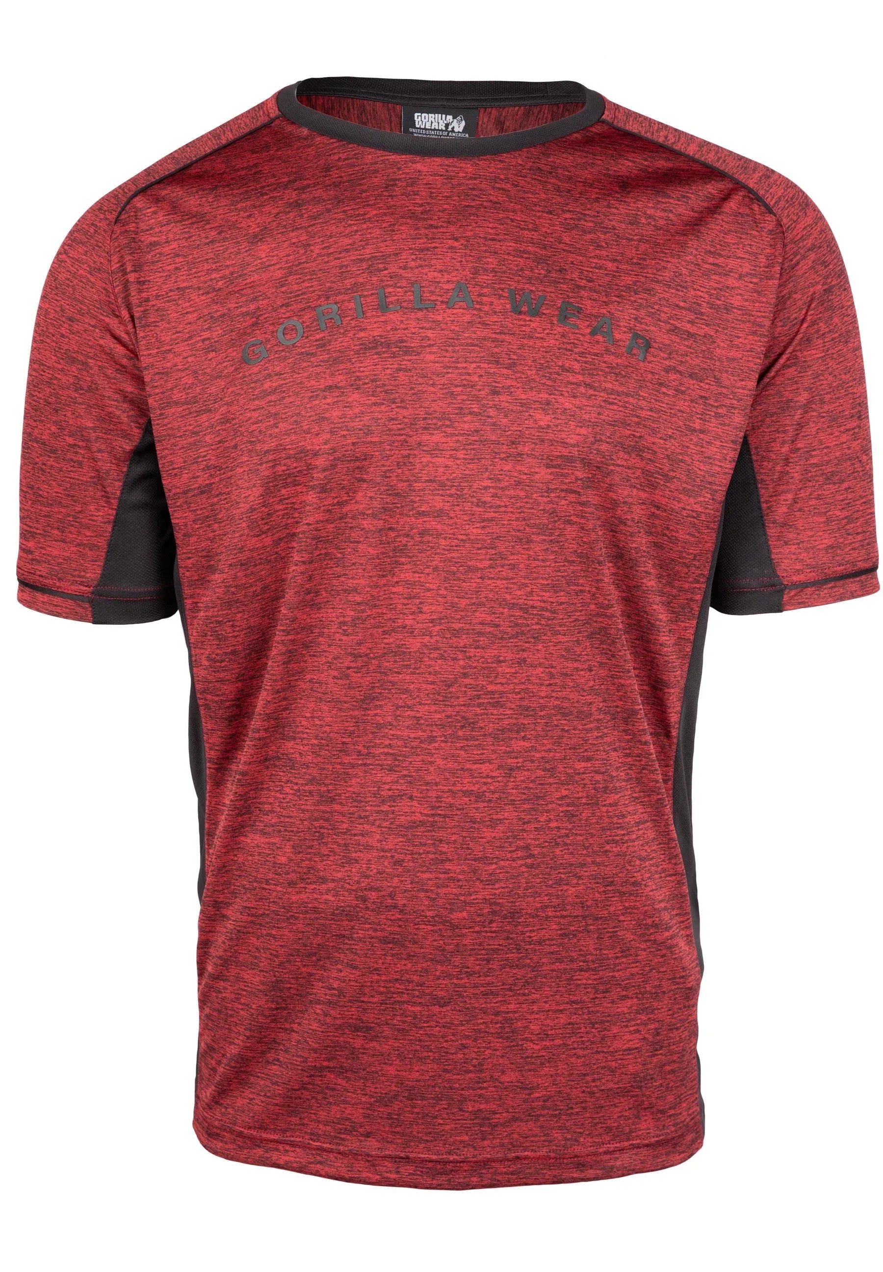 Gorilla Wear Fremont T-shirt, bordeauxrød/sort