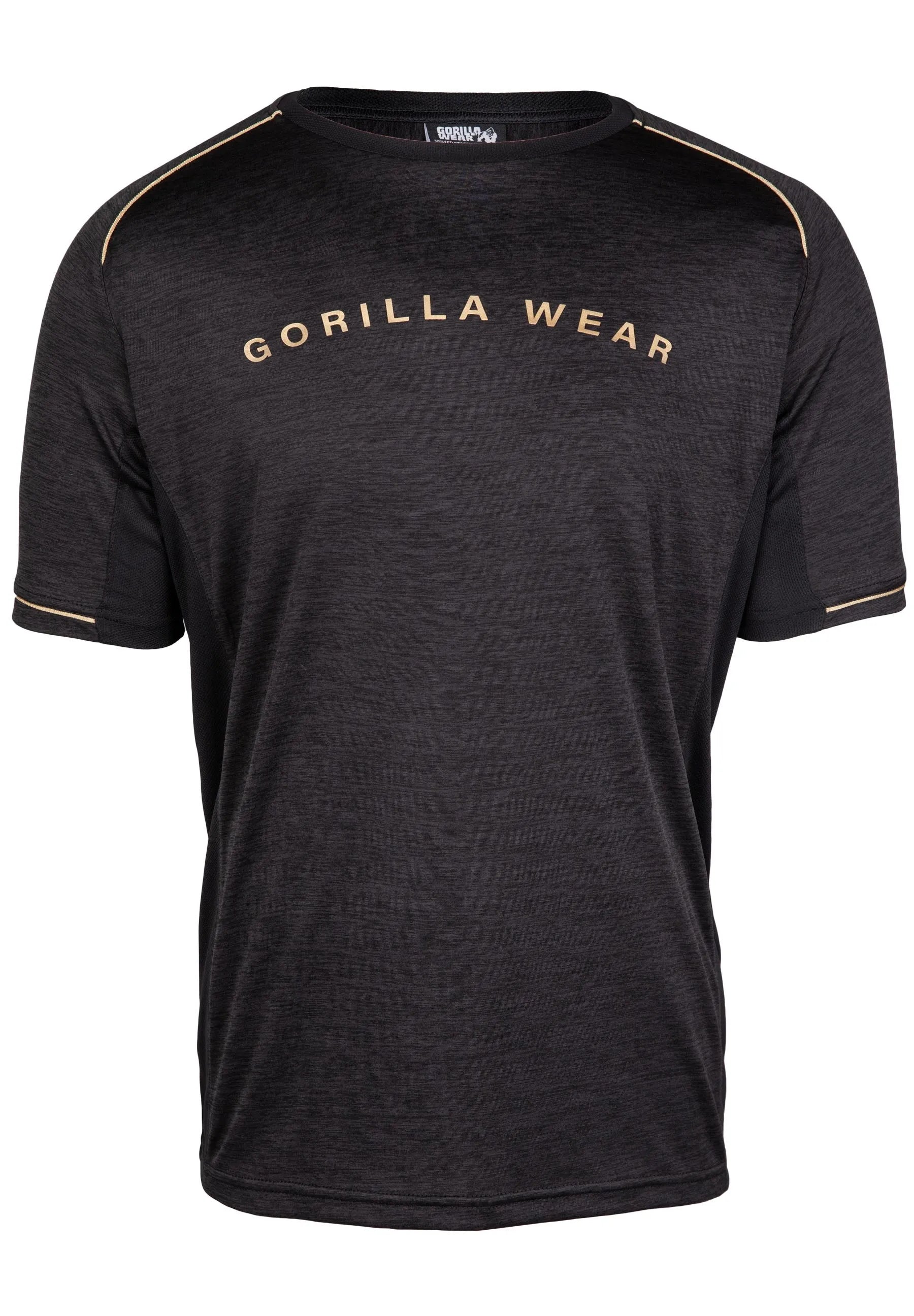 Gorilla Wear Fremont T-shirt, sort/guld