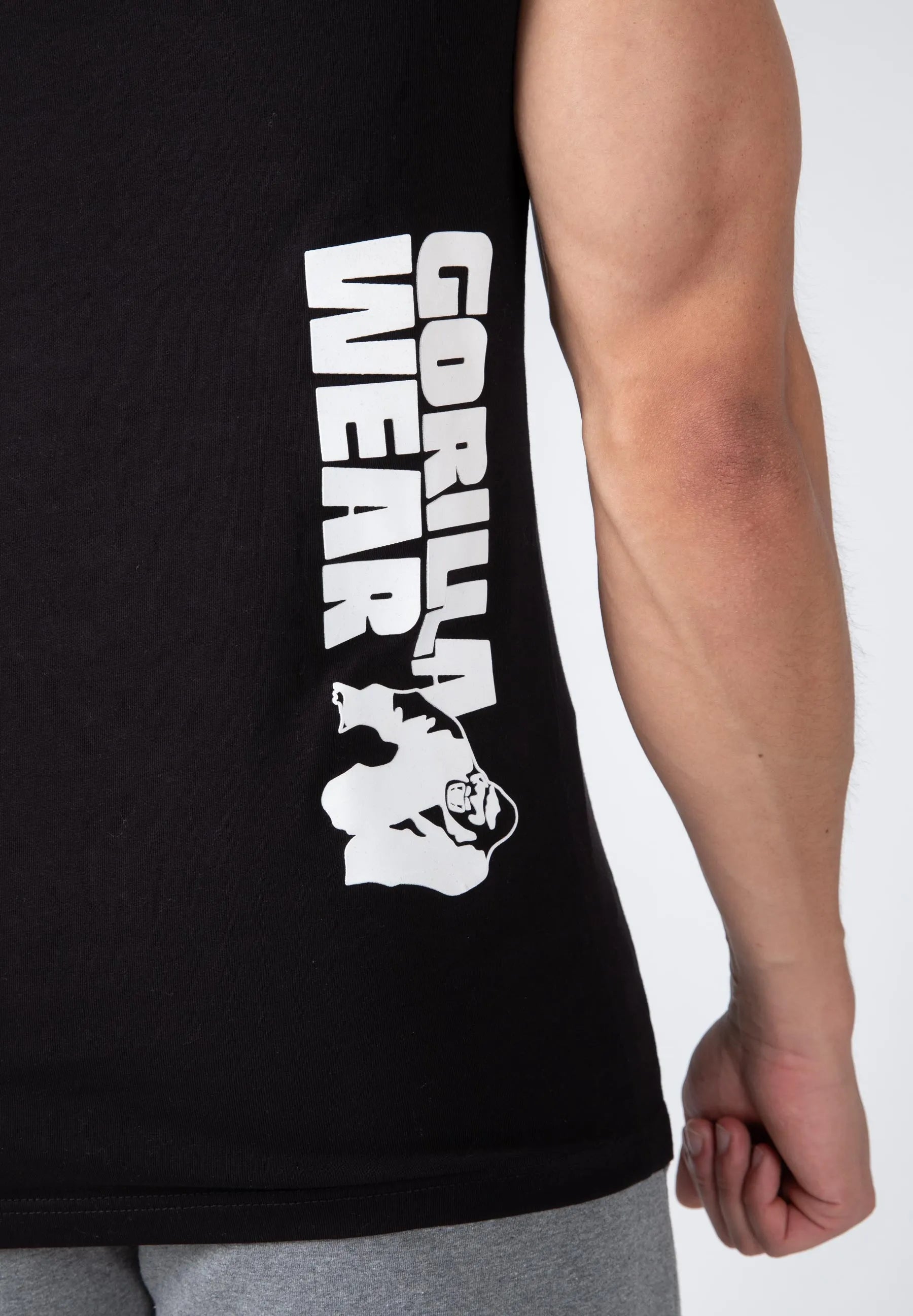 Gorilla Wear Oswego S/L hættetrøje, sort