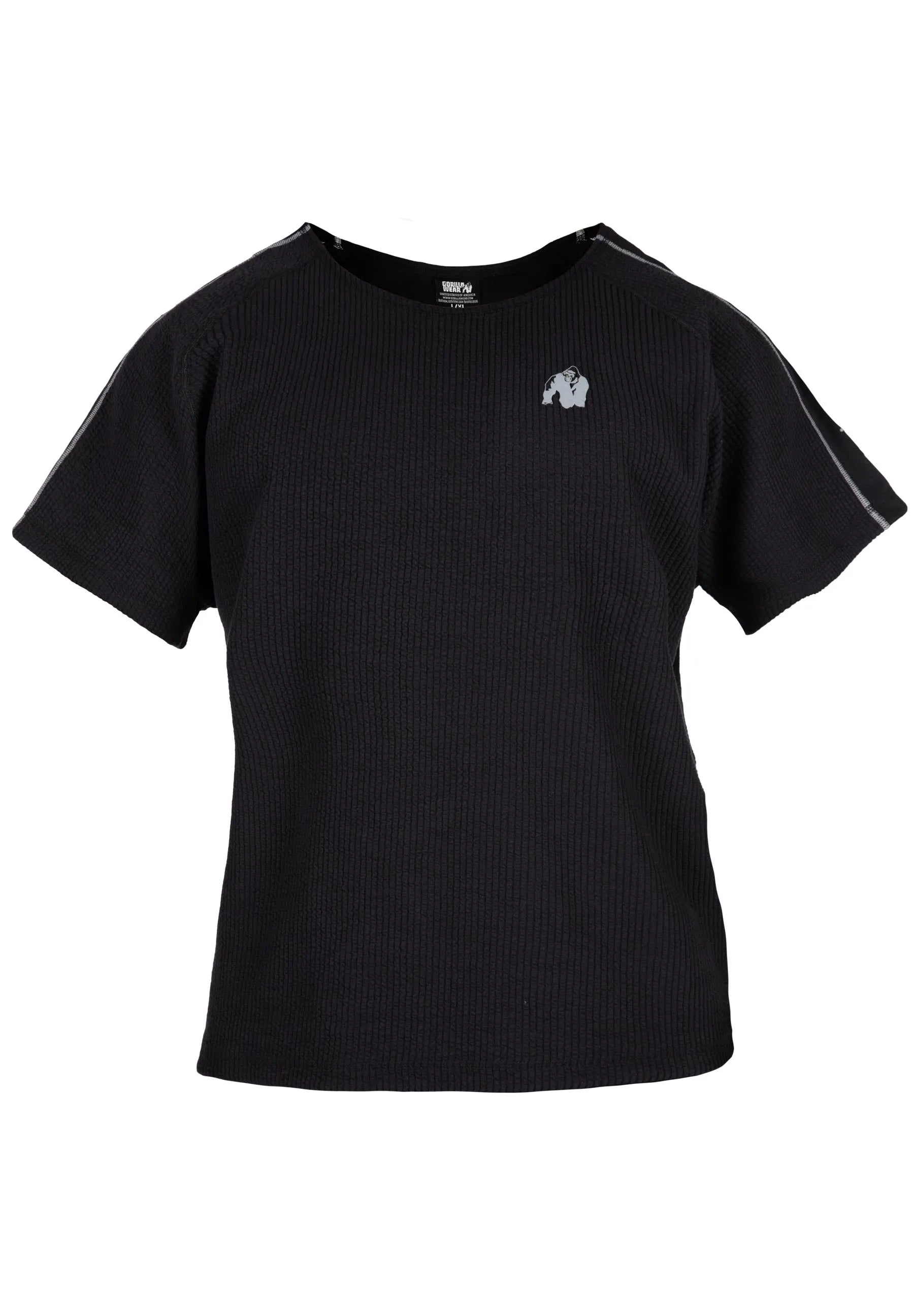 Gorilla Wear Buffalo Old School Workout Top T-shirt, sort/grå