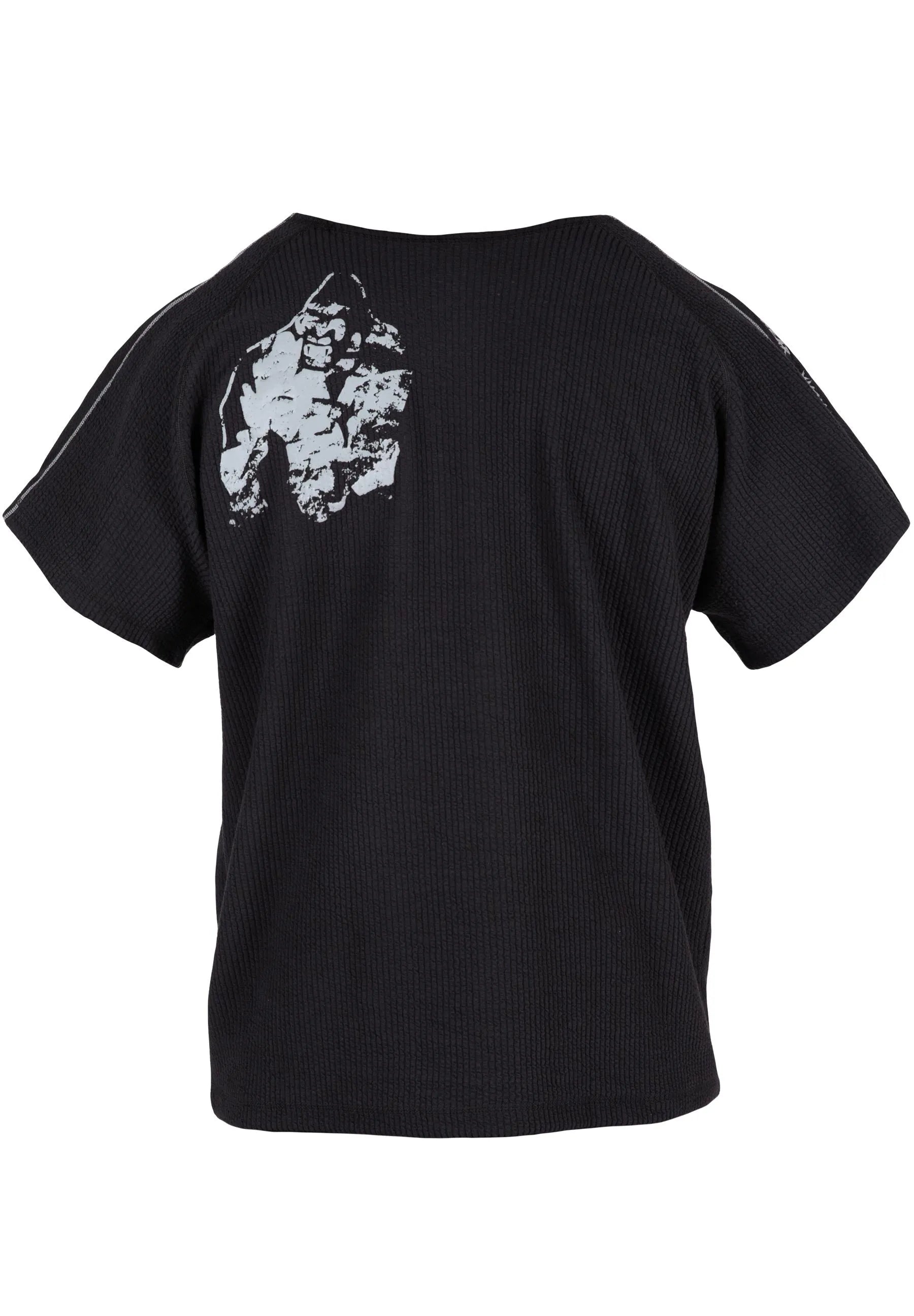 Gorilla Wear Buffalo Old School Workout Top T-shirt, sort/grå