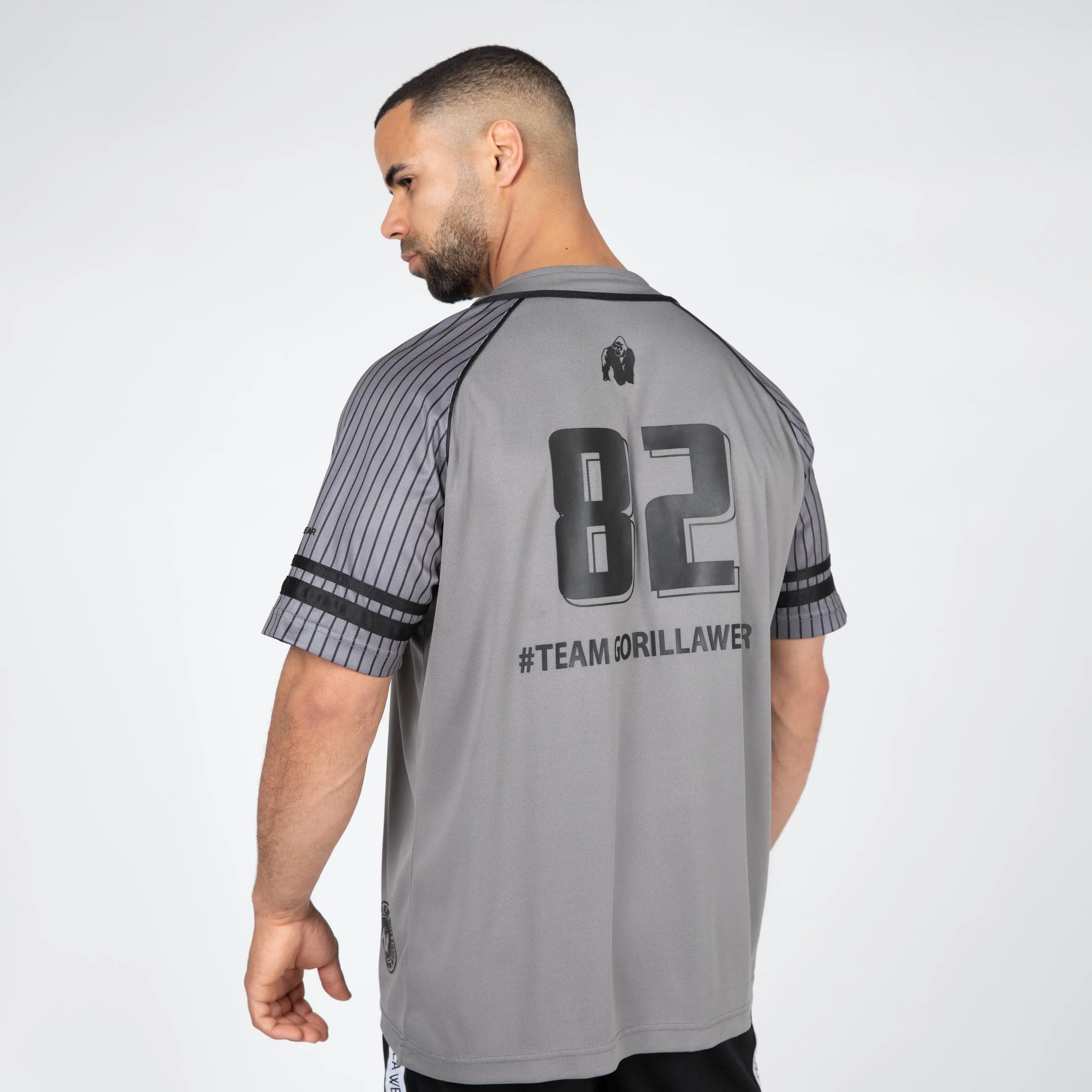 Gorilla Wear 82 baseball trøje T-shirt, grå