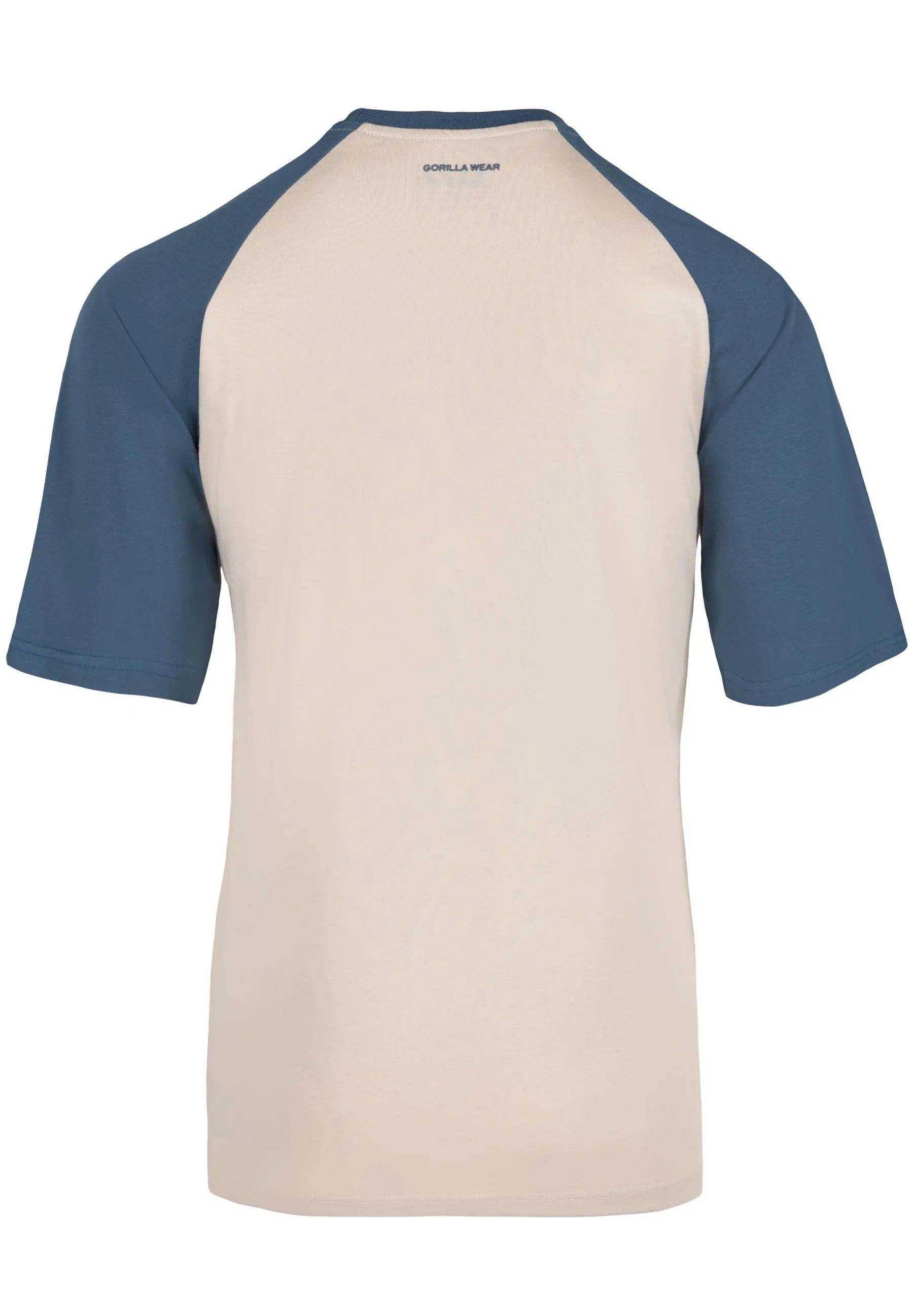Gorilla Wear Logan Oversized T-shirt, beige/blå