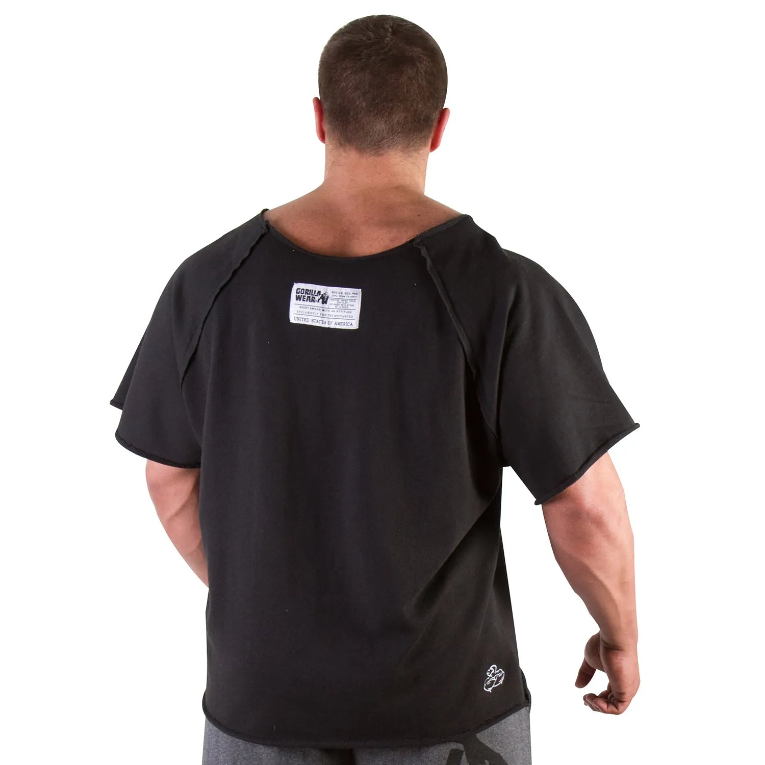 Gorilla Wear Classic Workout Top T-shirt, sort