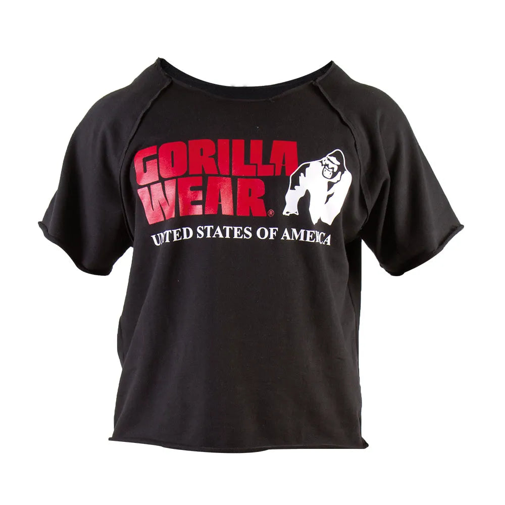 Gorilla Wear Classic Workout Top T-shirt, sort