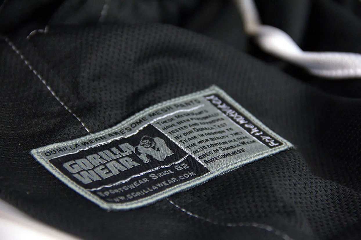 Gorilla Wear Logo Mesh Bukser/Træningsbukser, sort