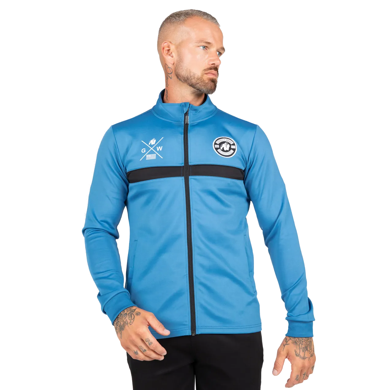 Gorilla Wear Vernon Track Jacket/Träningströja, blue