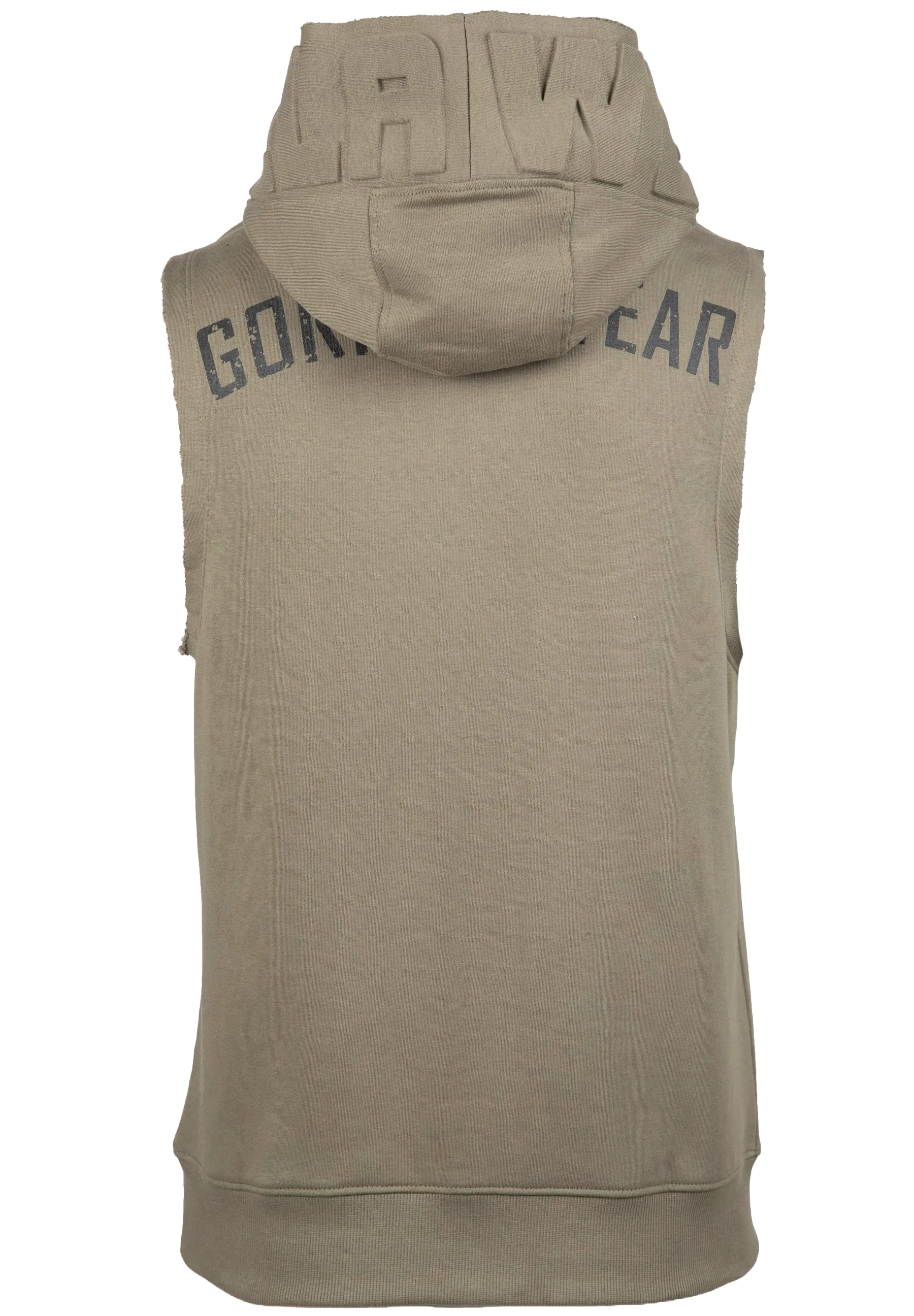 Gorilla Wear Marshall Sleeveless Hoodie, army green