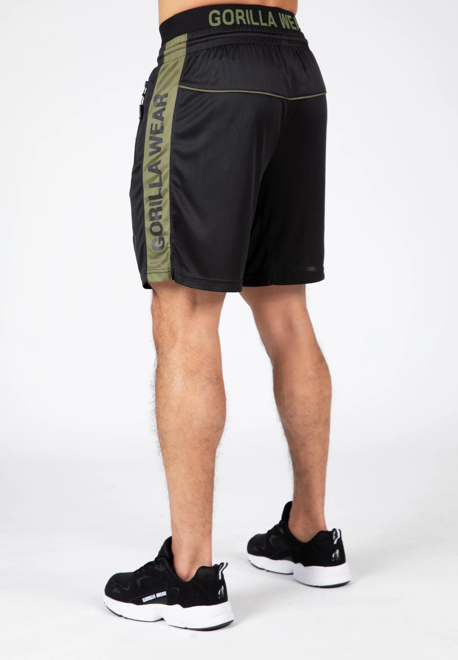 Gorilla Wear Atlanta Shorts/træningsshorts, sort/grøn
