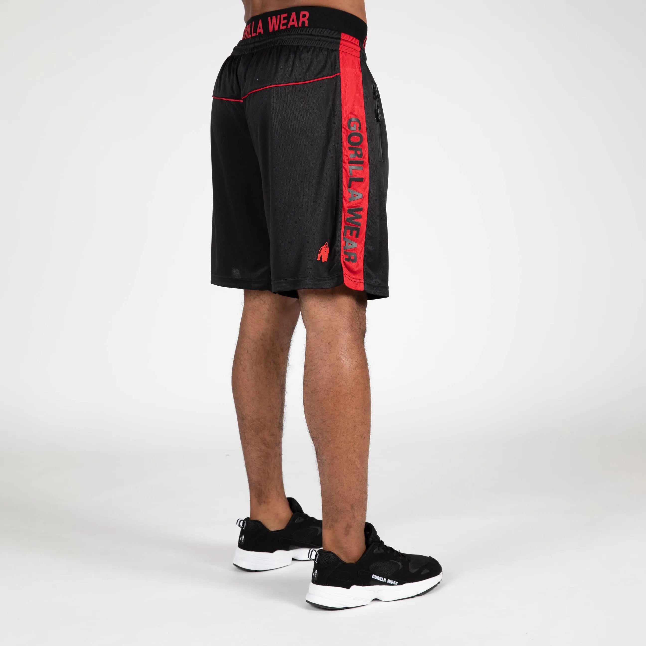 Gorilla Wear Atlanta Shorts/träningsshorts, black/red