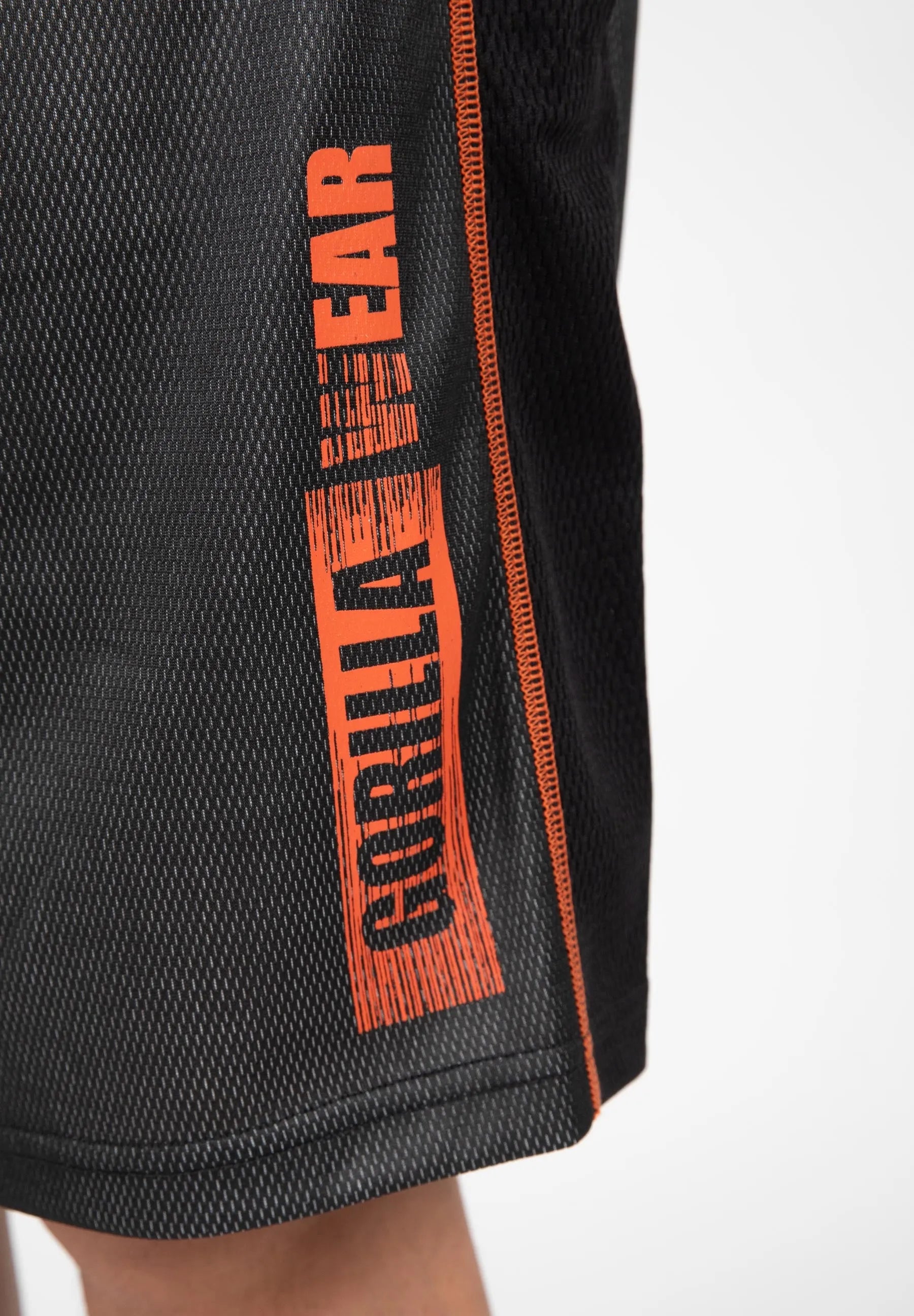 Gorilla Wear Wallace Mesh Shorts/Træningshorts, grå/orange