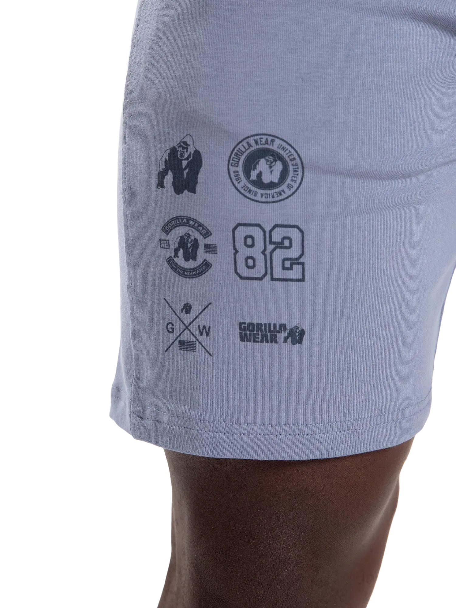 Gorilla Wear Lopez Shorts/träningsshorts, stonewash blue