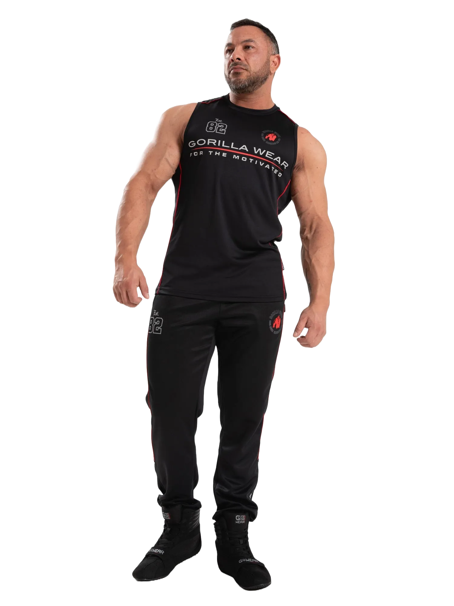 Gorilla Wear Broxton Track Pants/Träningsbyxor, black
