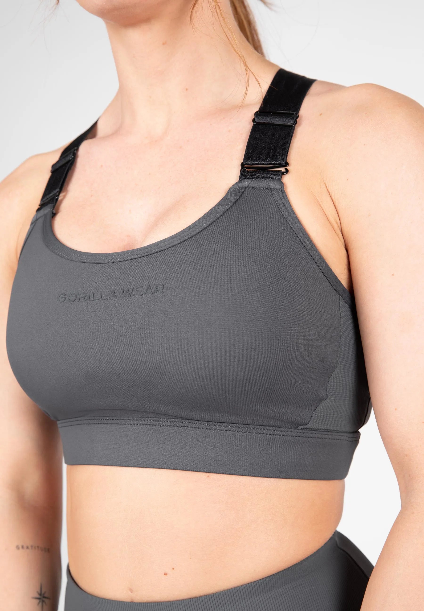 Gorilla Wear Monroe Sports-BH/Sports-BH, grå