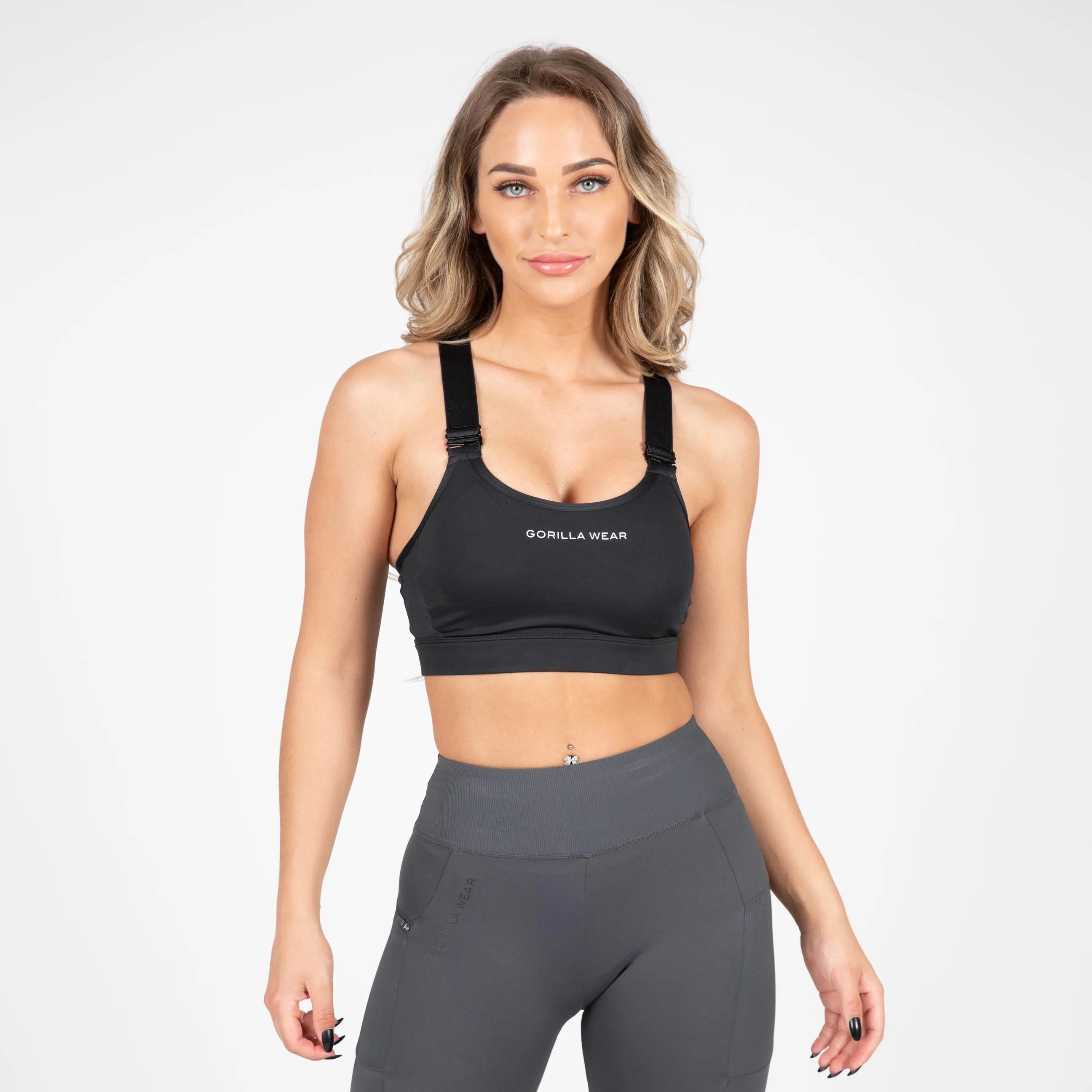 Gorilla Wear Monroe Sports-BH/Sports-BH, sort