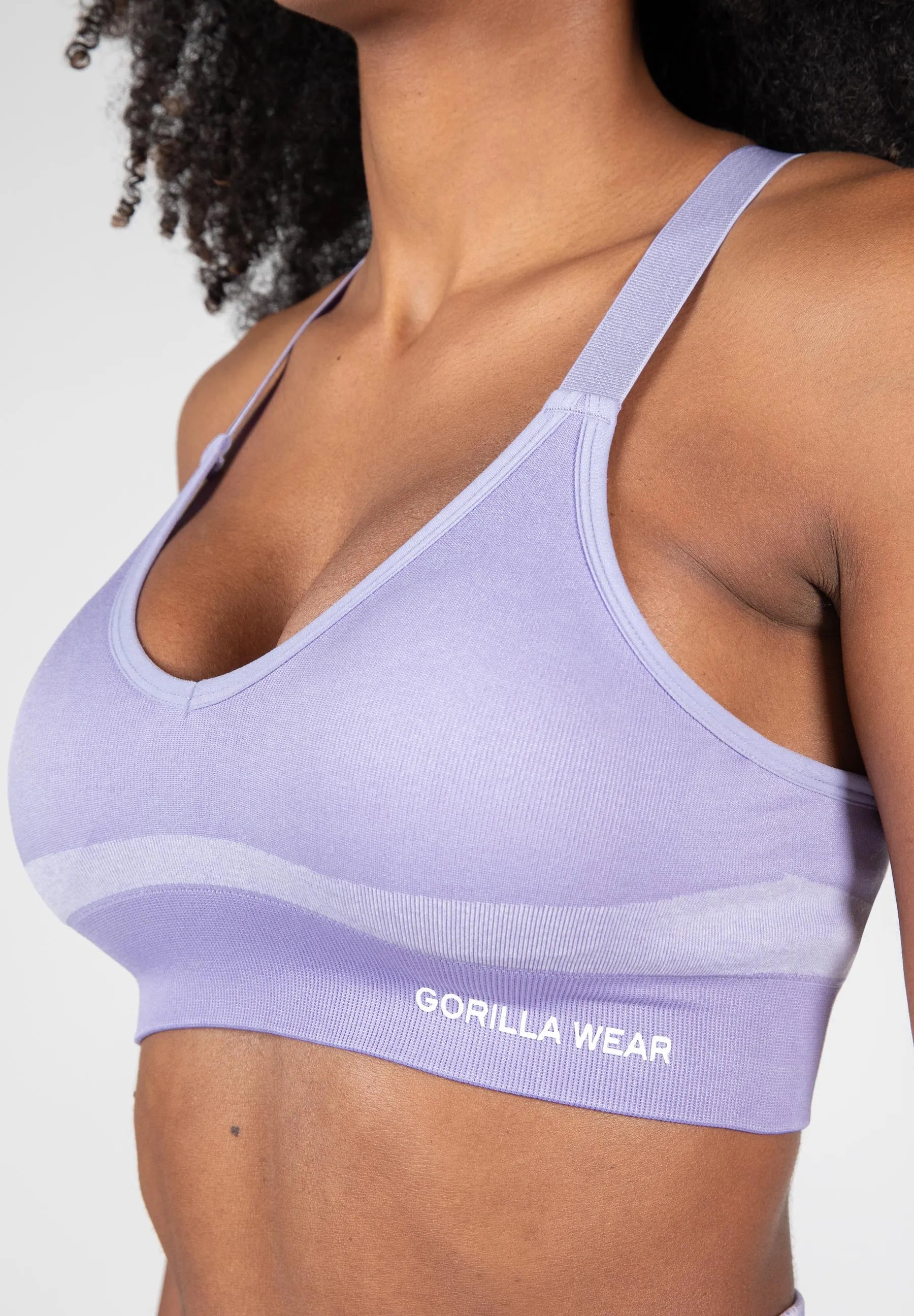 Gorilla Wear Selah Seamless Sports Bra/Sport-BH, lilac