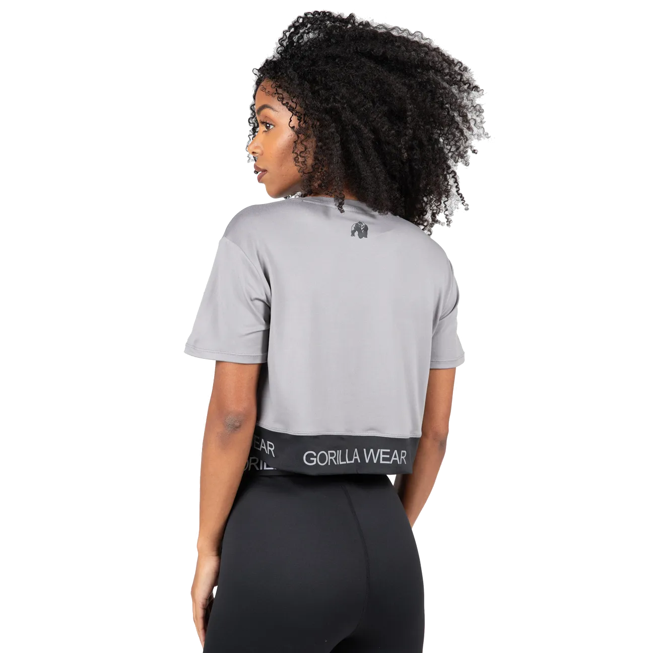 Gorilla Wear Colby Cropped T-Shirt, grey