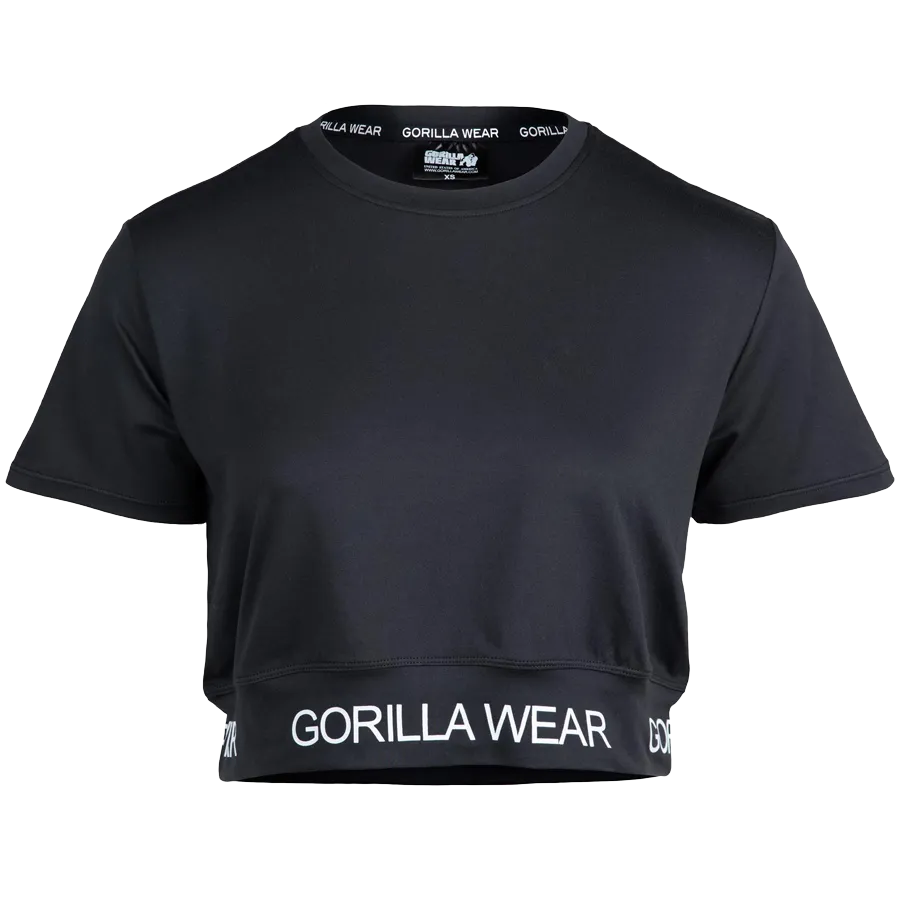 Gorilla Wear Colby Cropped T-Shirt, black