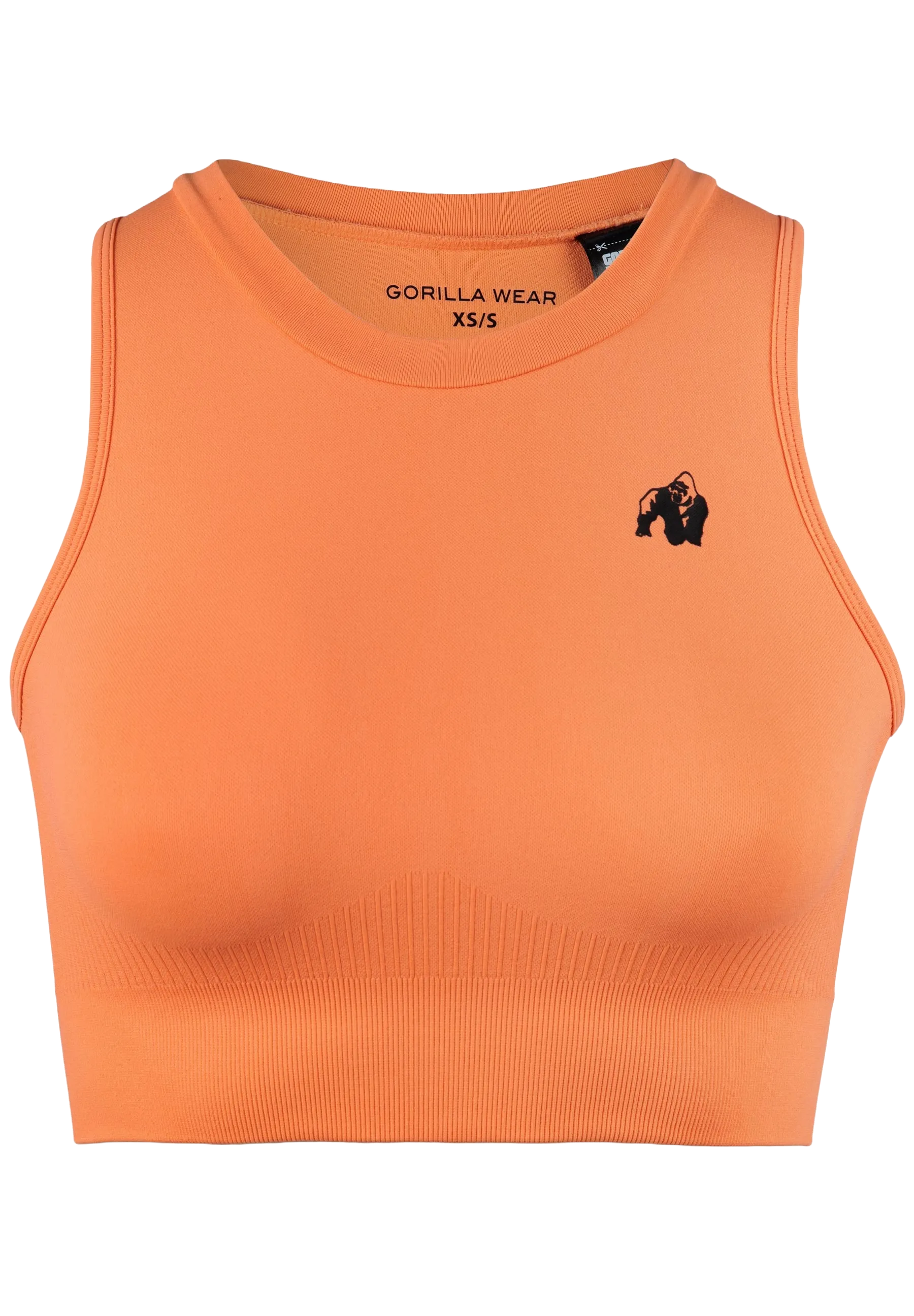 Gorilla Wear Olivia Seamless Crop Top/träningstopp, peach