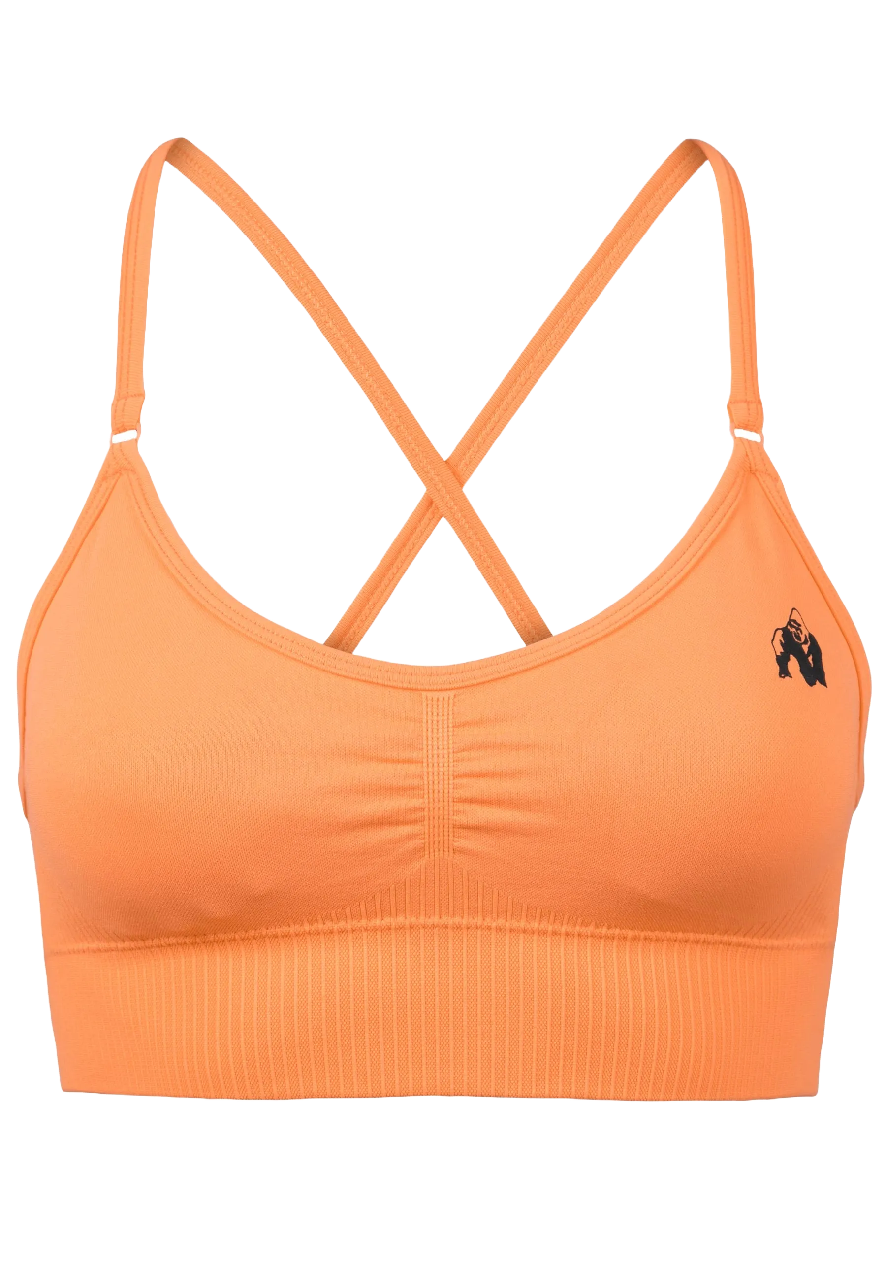 Gorilla Wear Olivia Seamless Sports-BH/Sports-BH, fersken