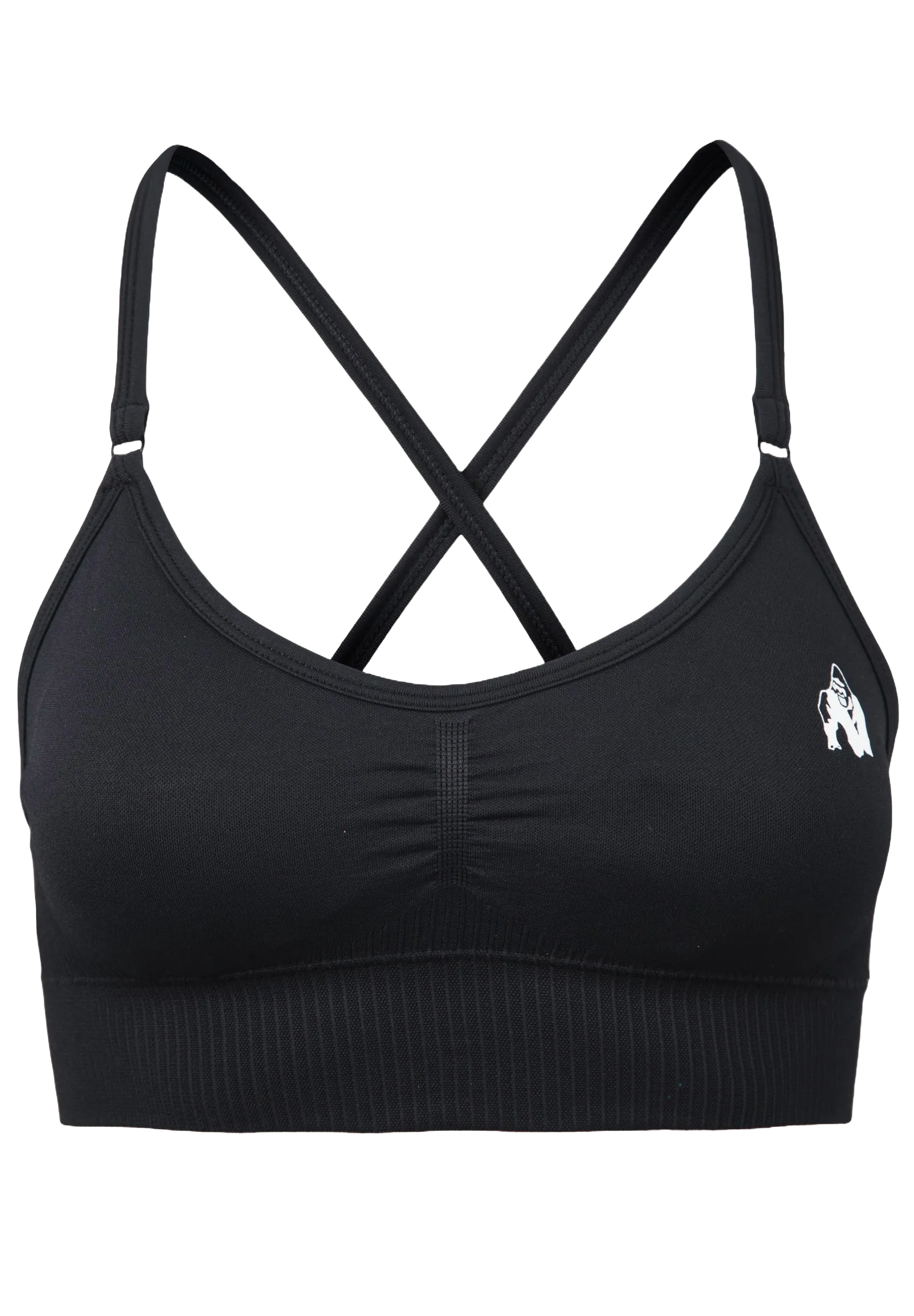 Gorilla Wear Olivia Seamless Sports-BH/Sports-BH, sort