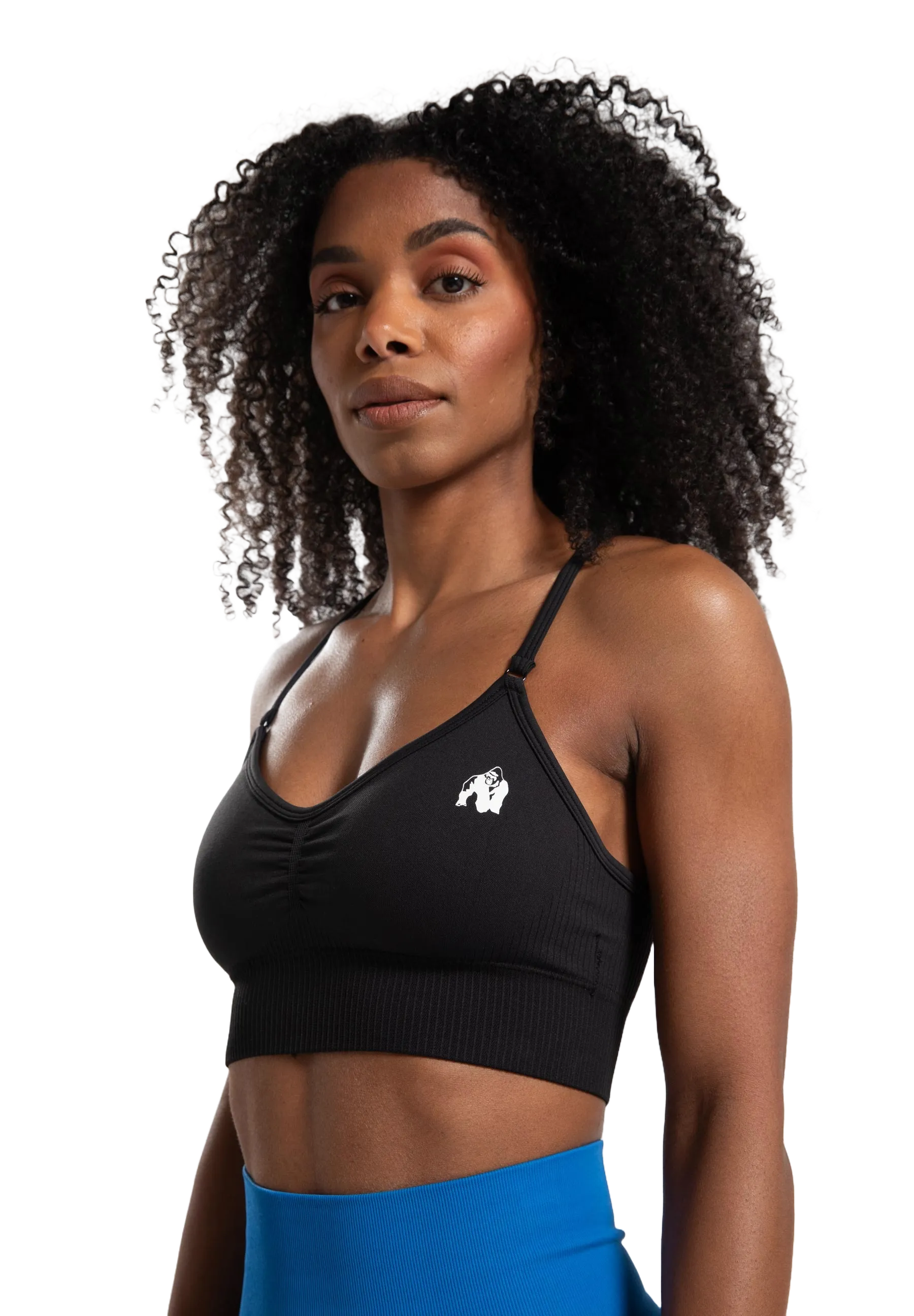 Gorilla Wear Olivia Seamless Sports-BH/Sports-BH, sort