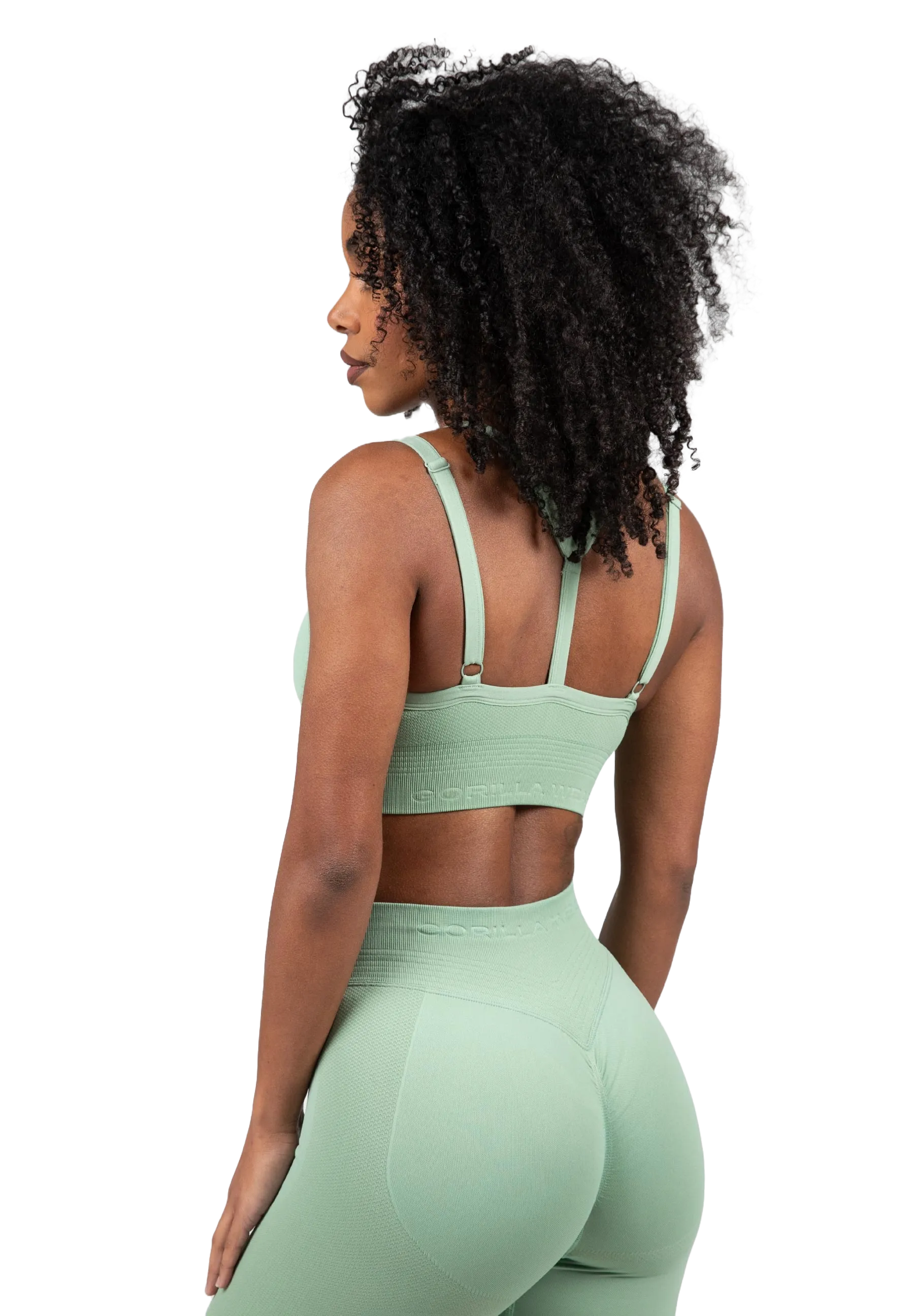 Gorilla Wear Whitney Seamless Sports Bra/Sport-BH, green