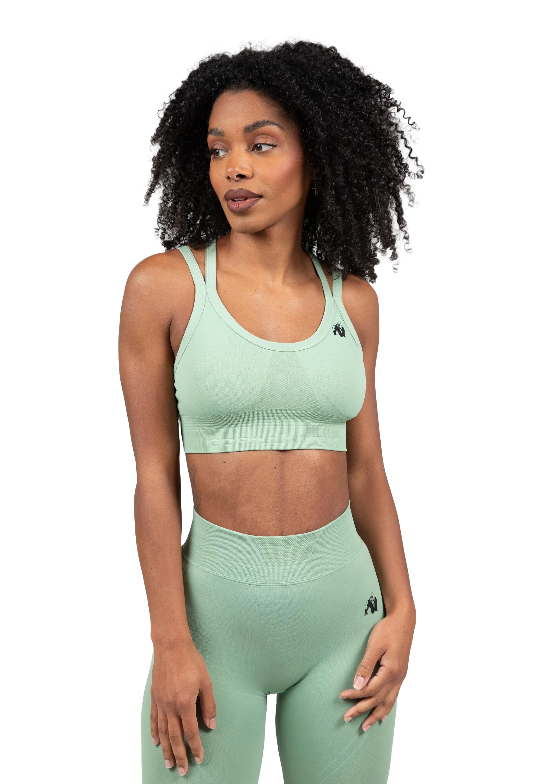 Gorilla Wear Whitney Seamless Sports Bra/Sport-BH, green
