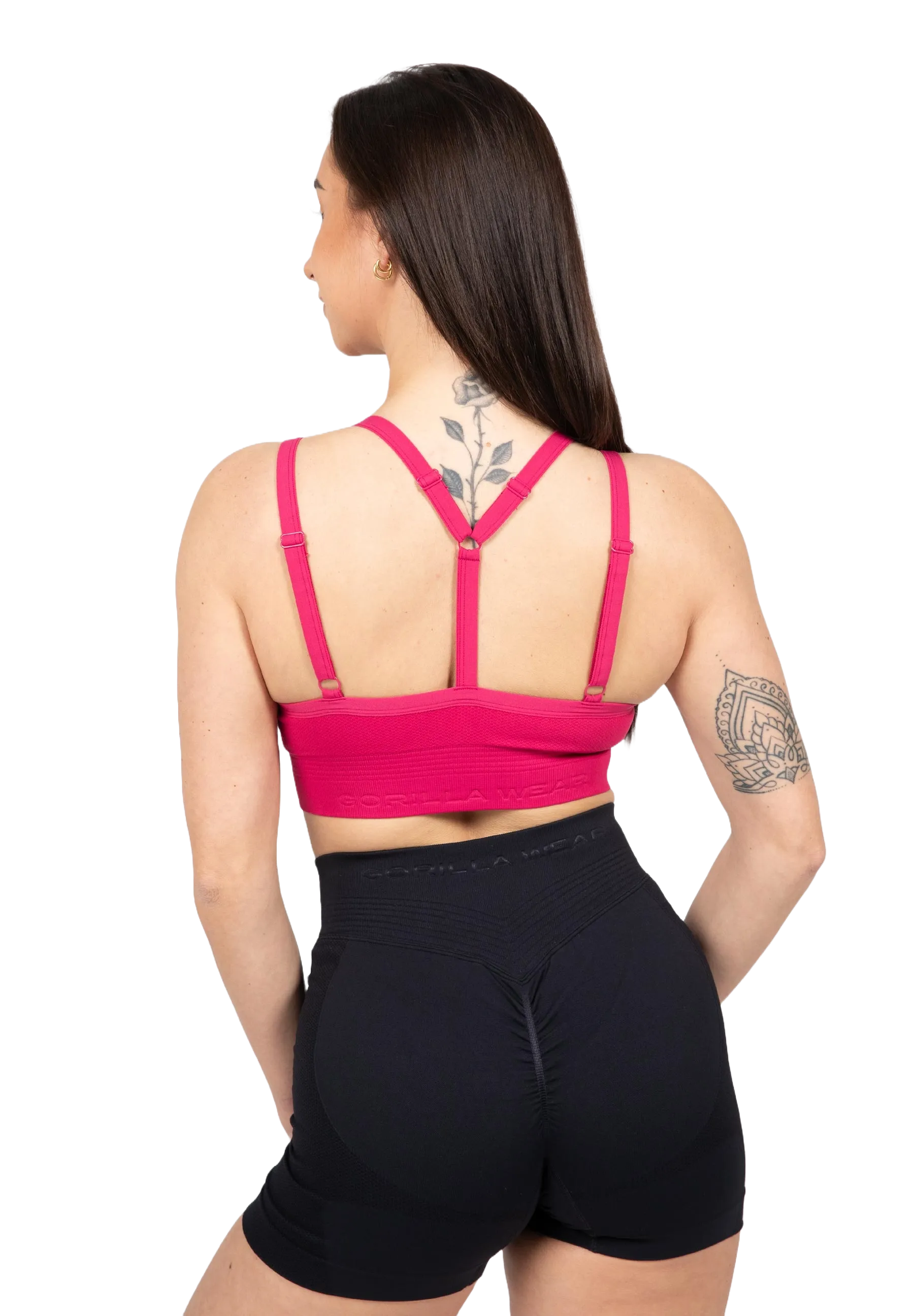 Gorilla Wear Whitney sømløs sports-bh/sports-bh, pink