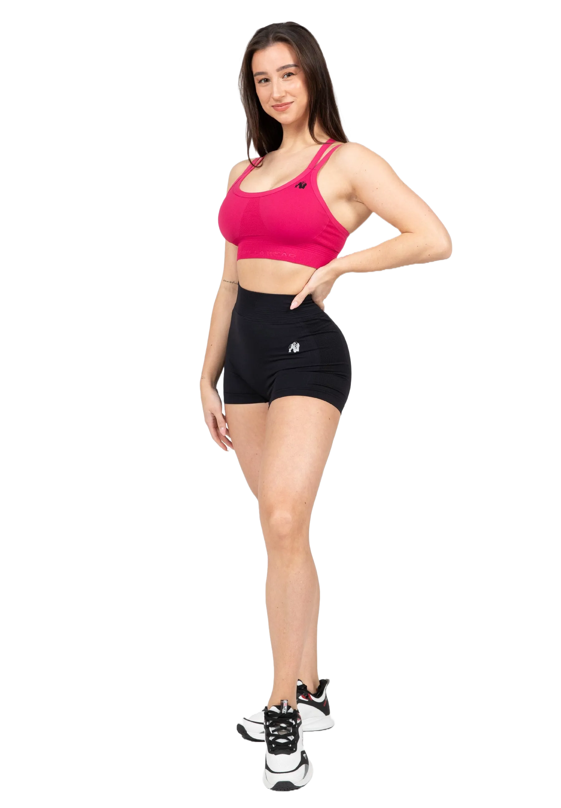 Gorilla Wear Whitney sømløs sports-bh/sports-bh, pink