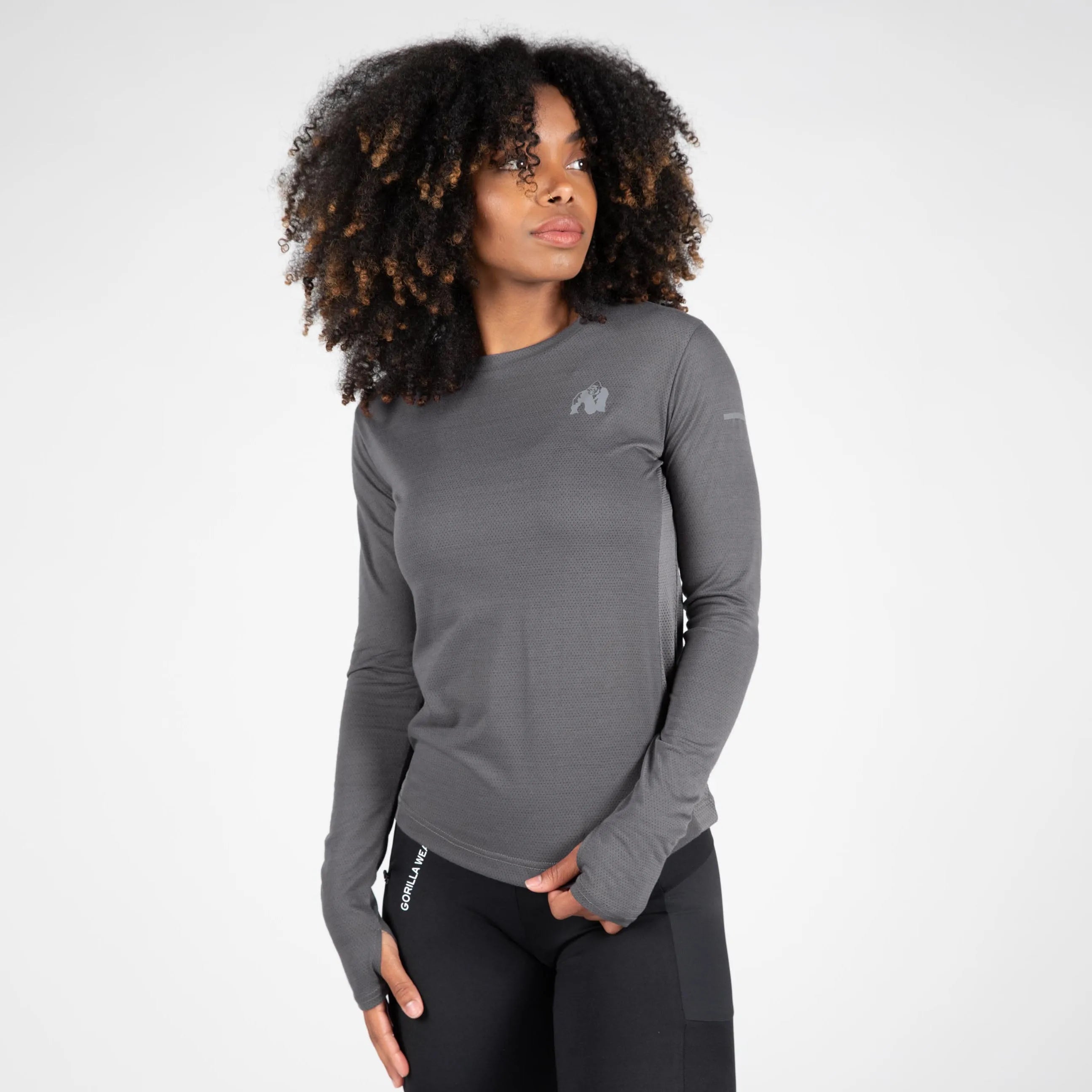Gorilla Wear Raleigh Long Sleeve/Träningströja, grey