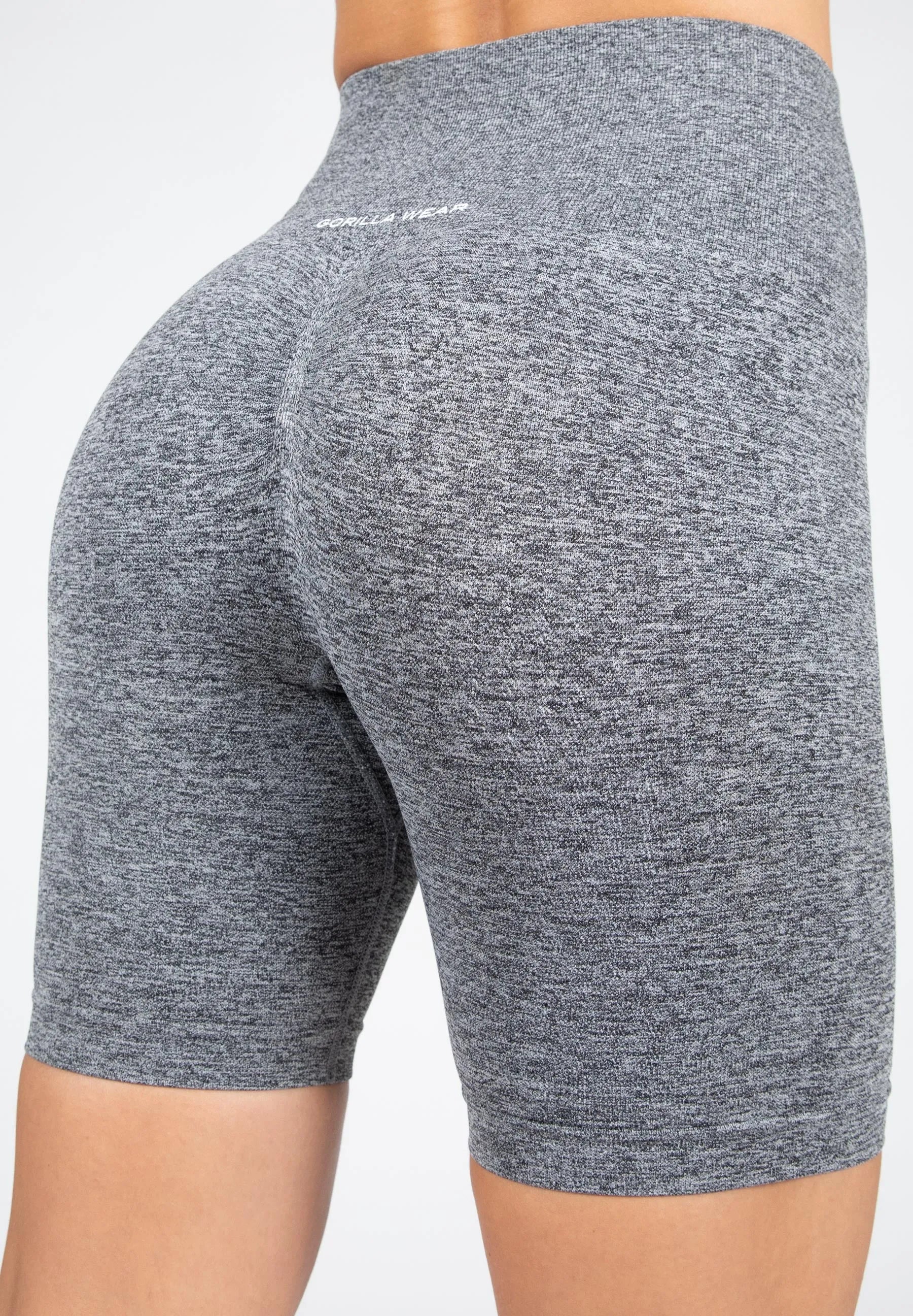 Gorilla Wear Quincy Seamless Cycling Shorts/träningsshorts, grey melange