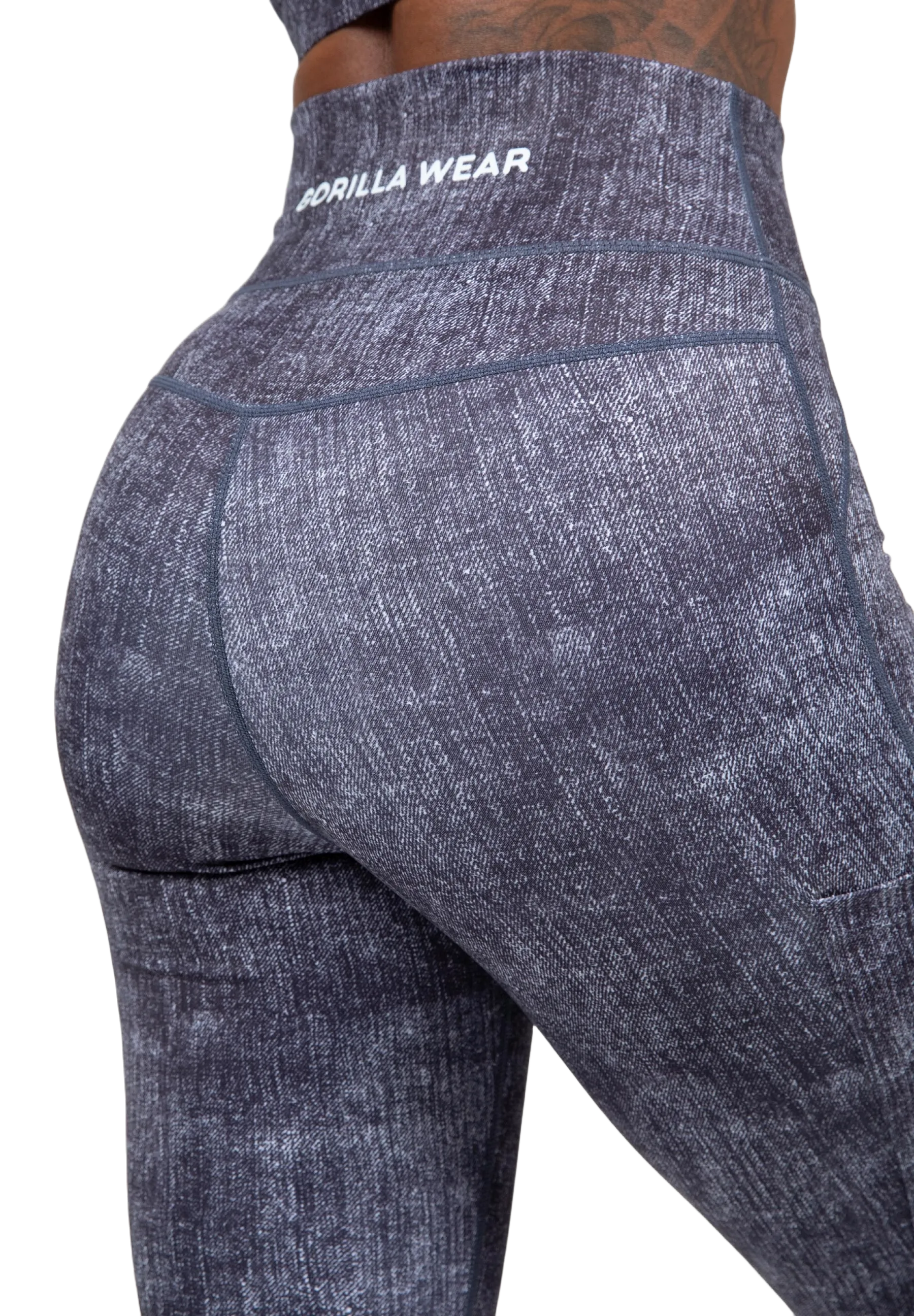 Gorilla Wear Camilla Leggings/Träningstights, blue denim