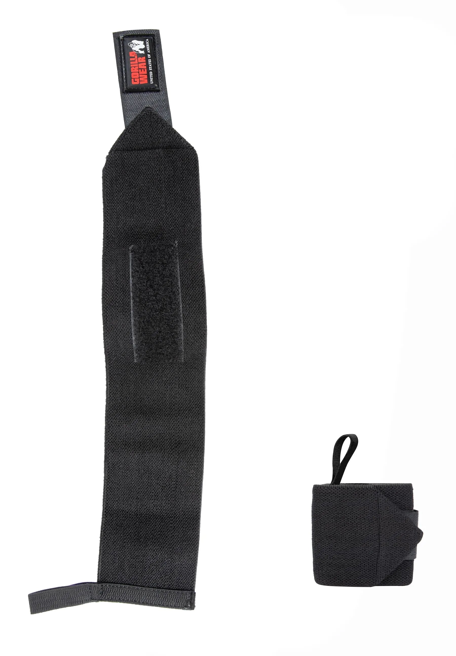 Gorilla Wear håndledsstøtter Basic, sort/rød