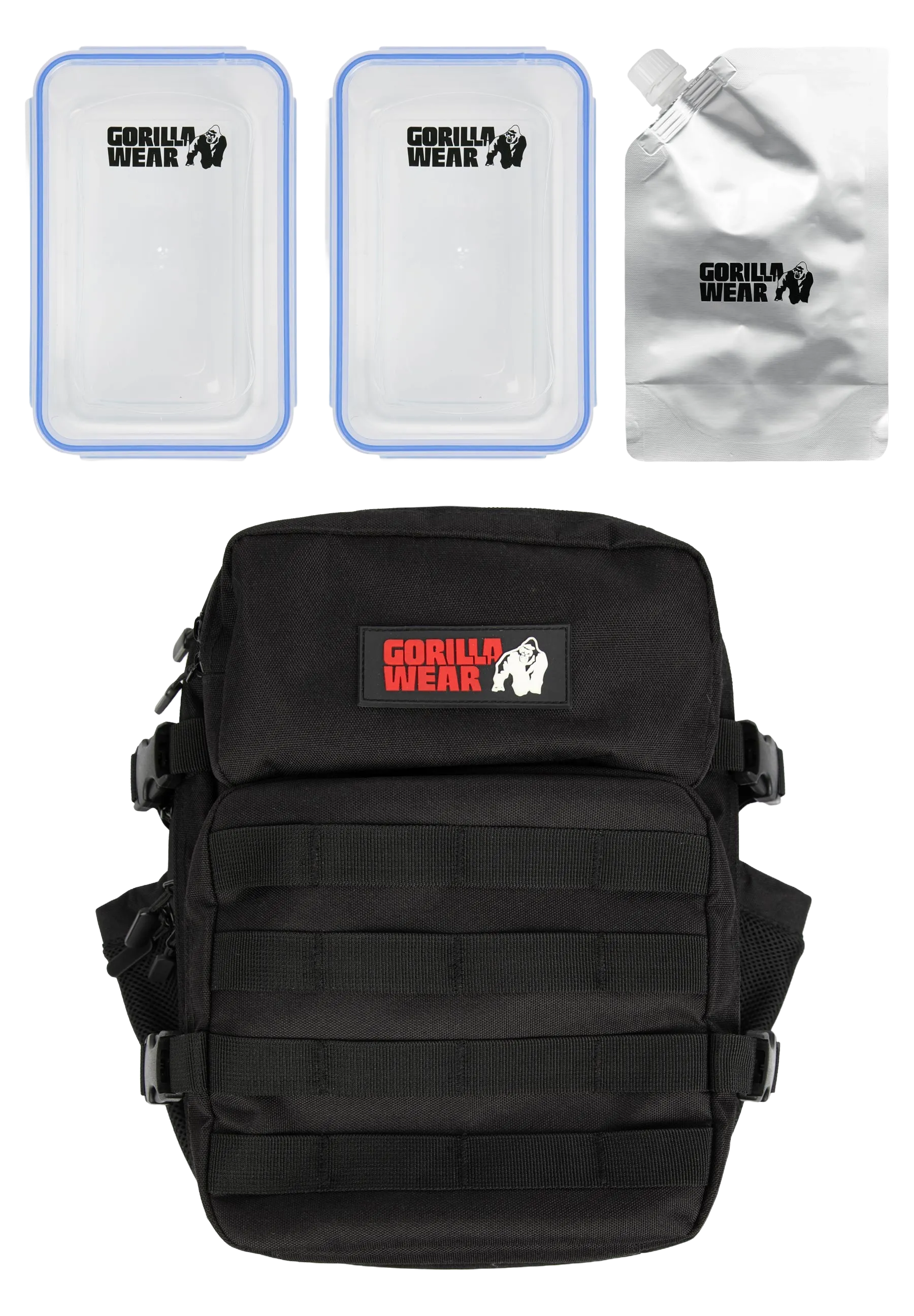 Gorilla Wear Clyde Meal Backpack, black