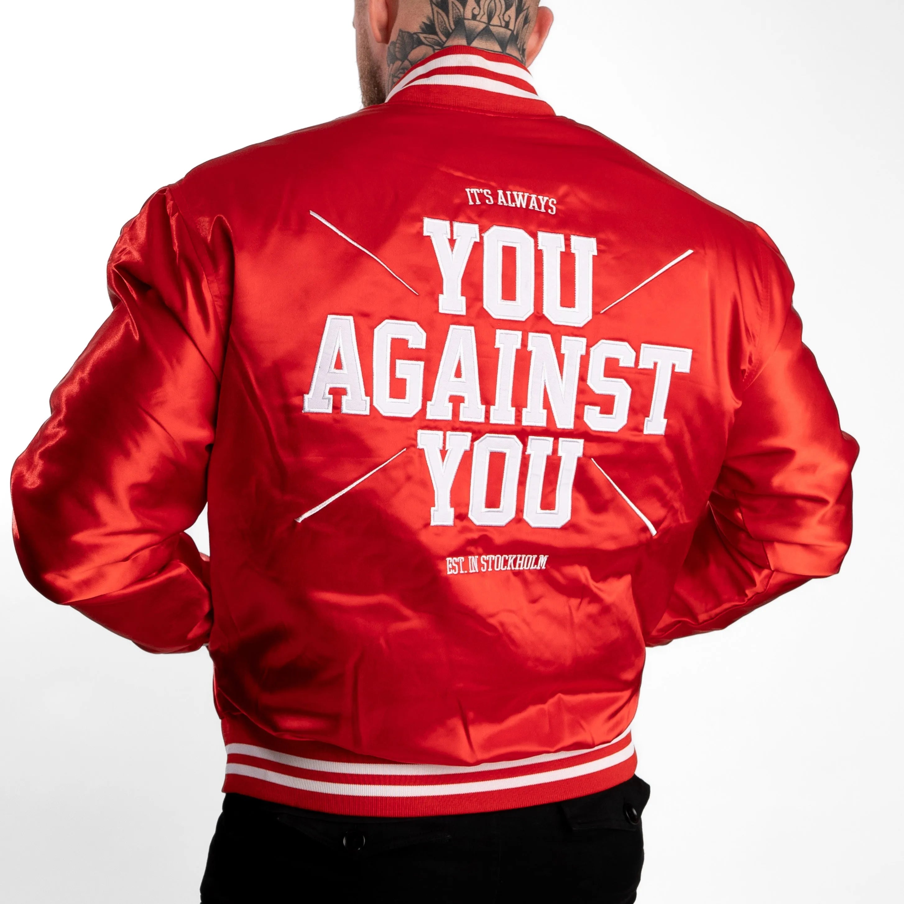You Against You Limited Edition: Baseball Jacket - red