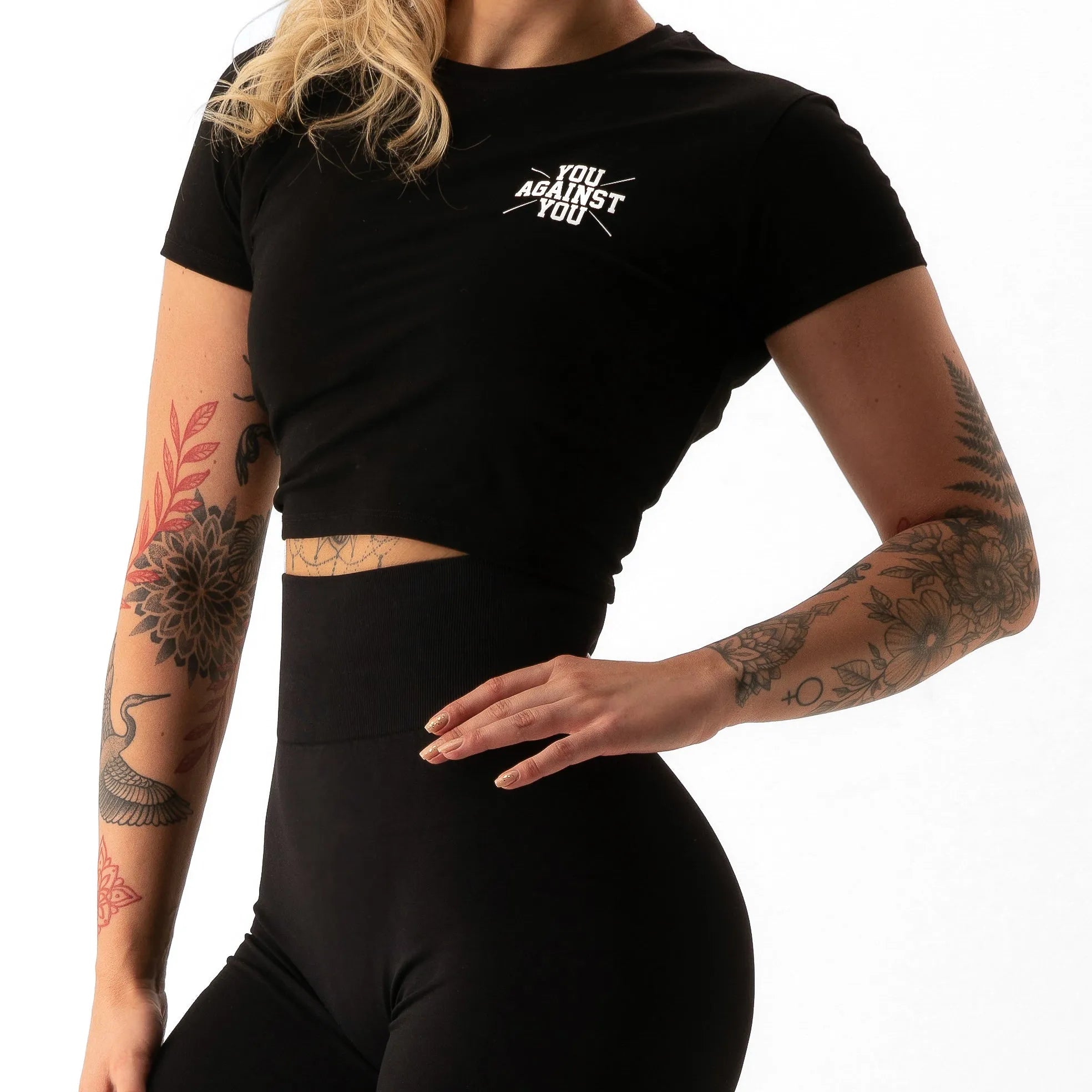 You Against You THE ORIGINAL Crop Top/Träningstopp