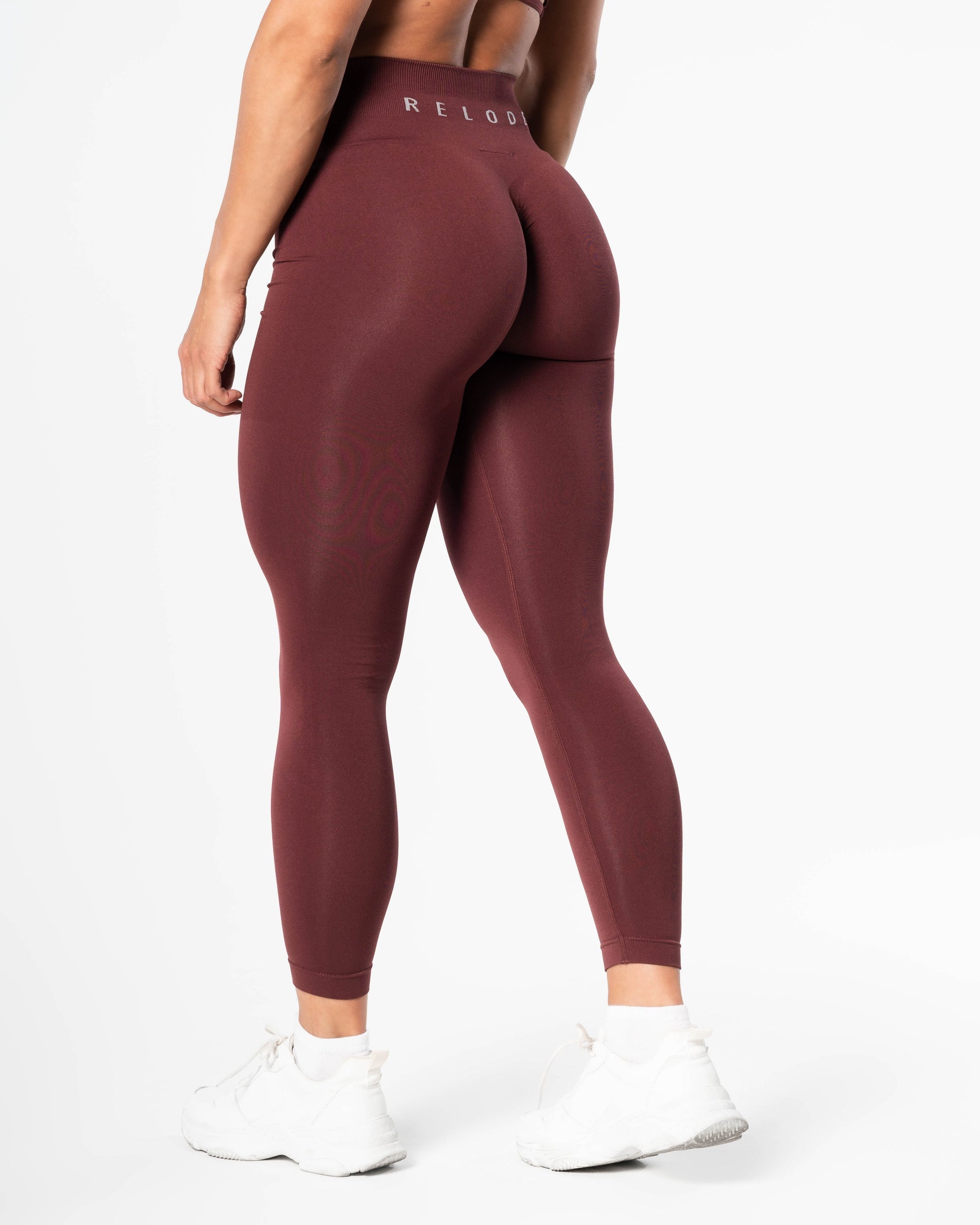 RELODE Prime Scrunch Tights/Träningstights - Burgundy