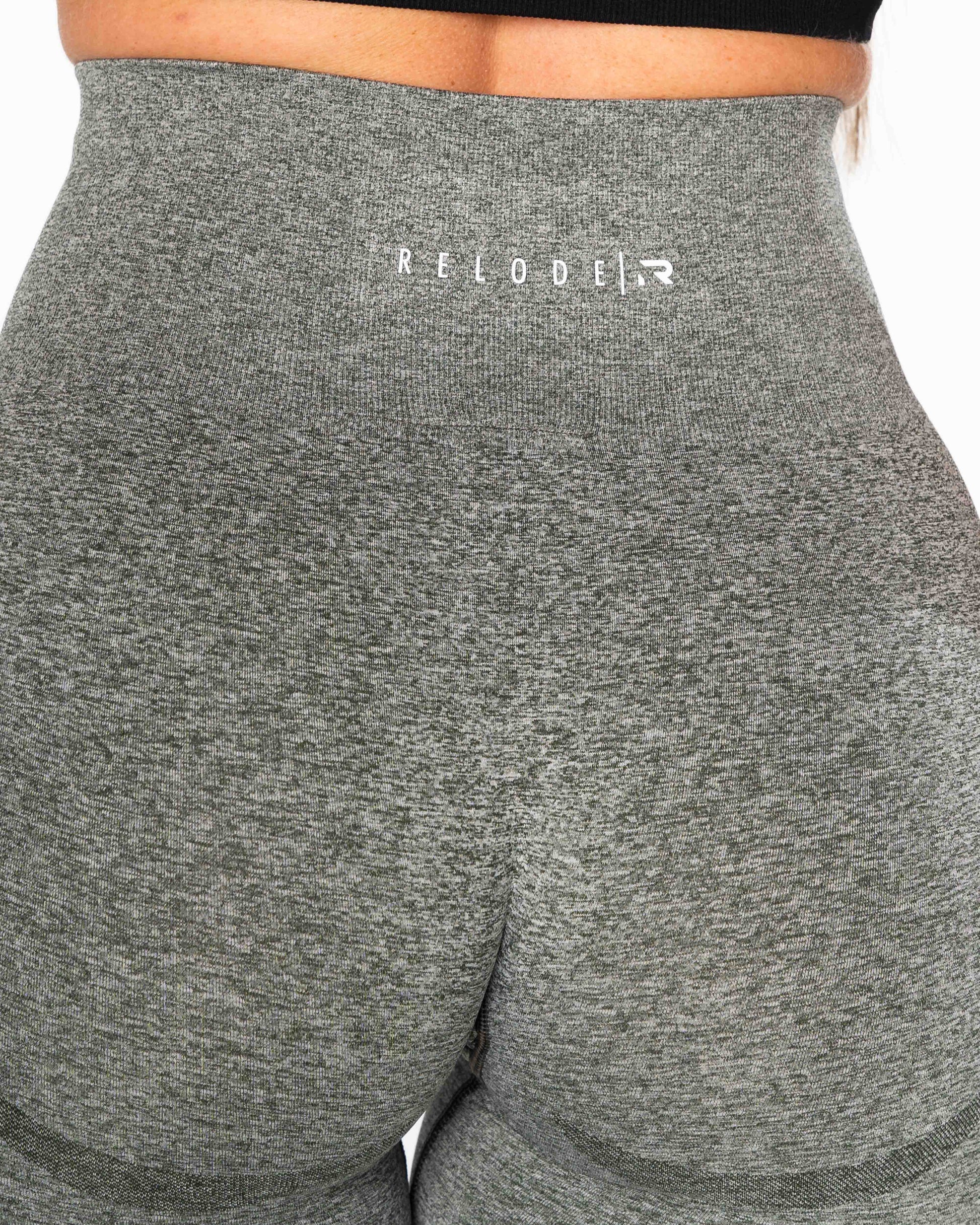 RELODE Echo Seamless Tights/Träningstights - Skogsgrön