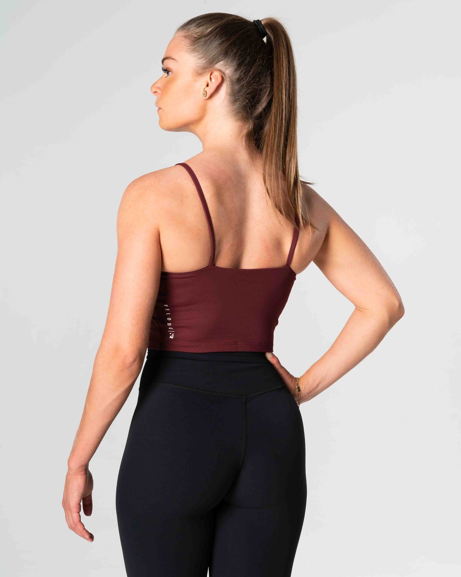 RELODE Core Crop Top/Träningstopp - Röd