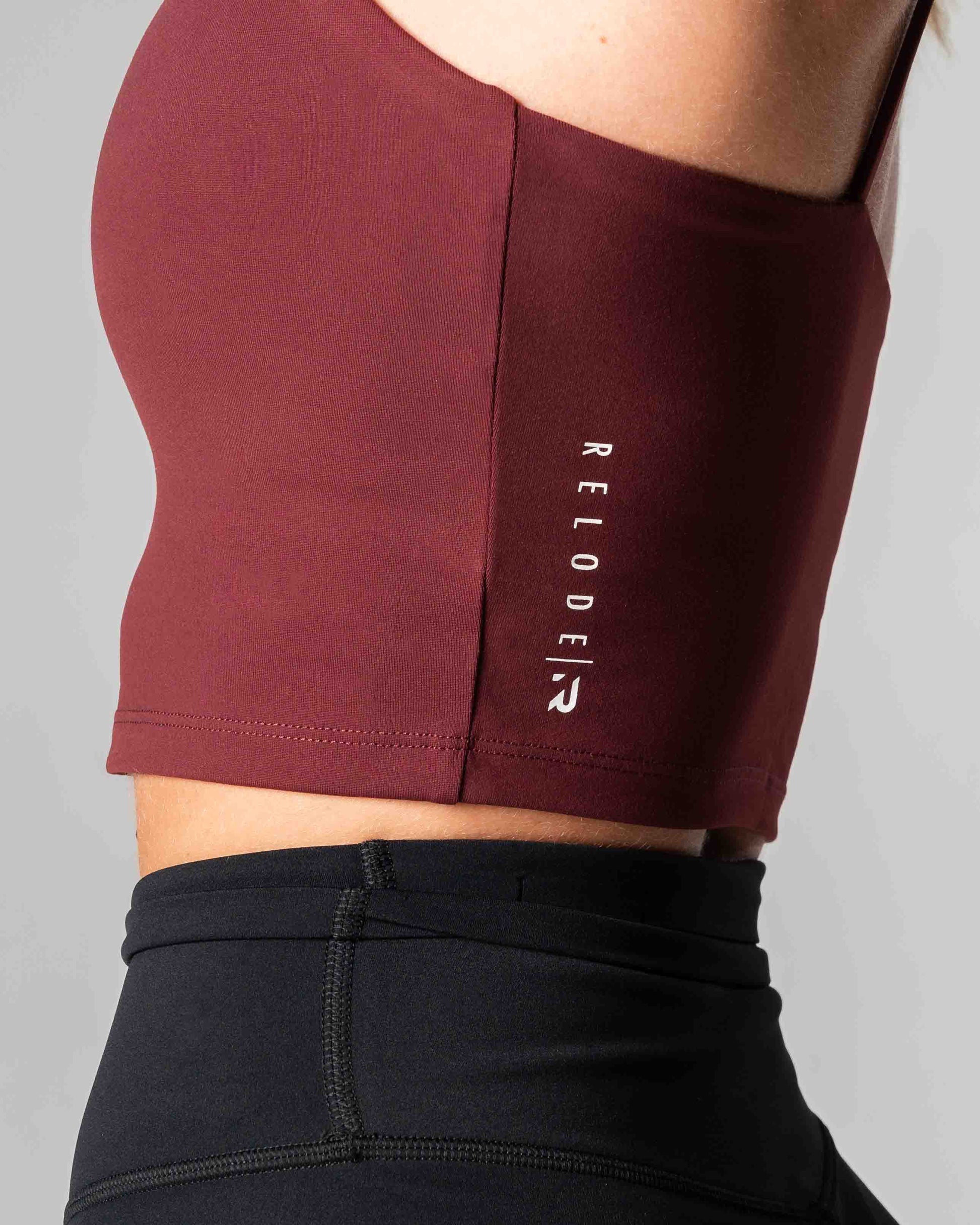 RELODE Core Crop Top/Träningstopp - Röd