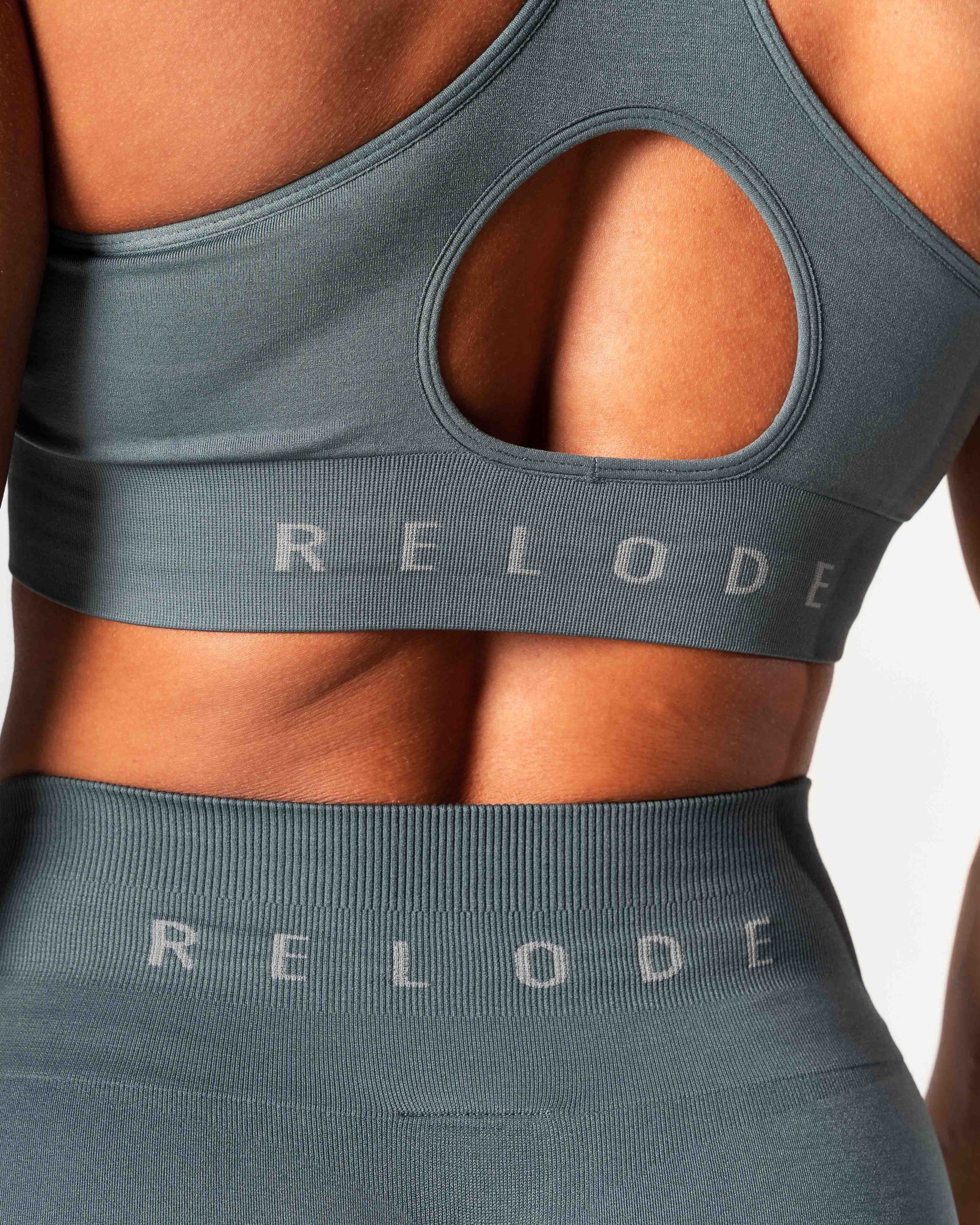 RELODE Prime Scrunch Top/Sports-BH - Grøn