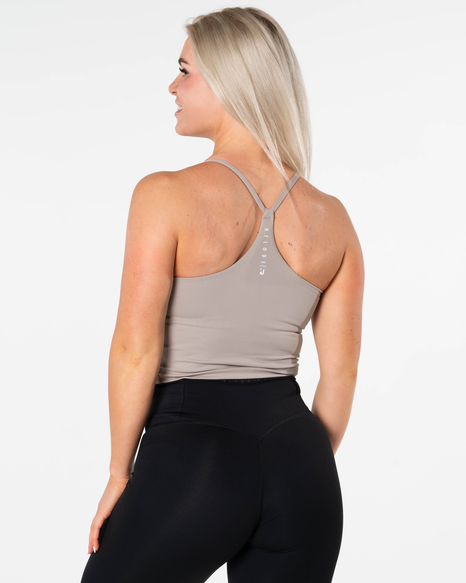 RELODE Core Singlet Top/Træningstop - Beige