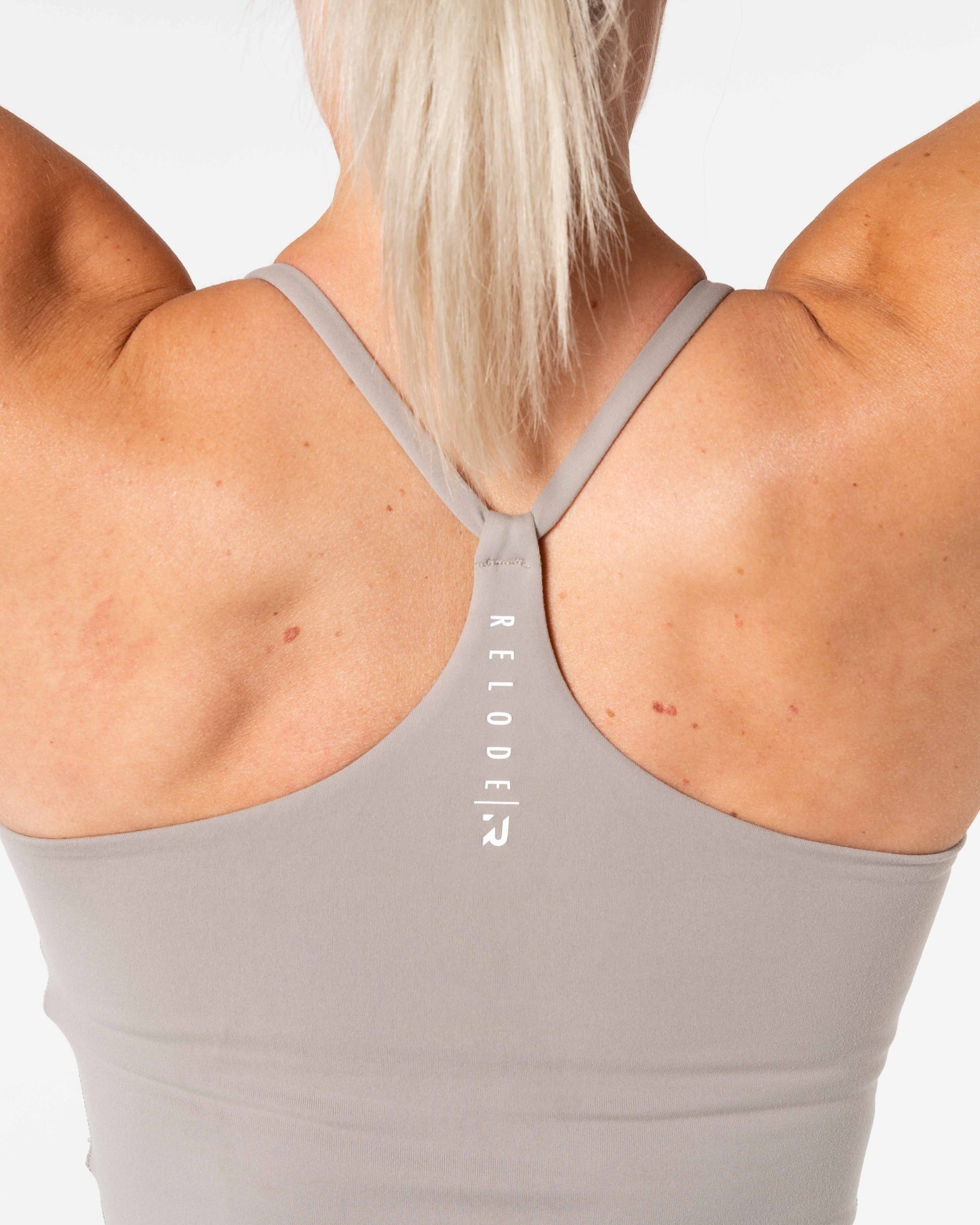 RELODE Core Singlet Top/Træningstop - Beige