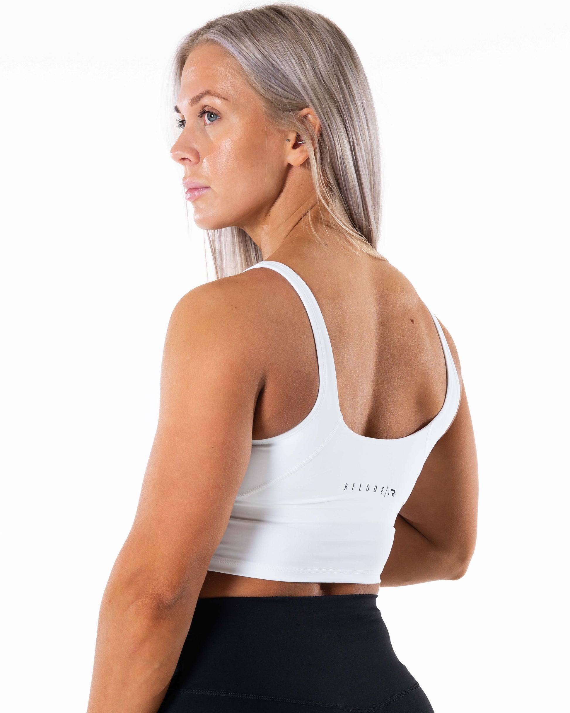 RELODE Core V-Top/Träningstopp - Vit
