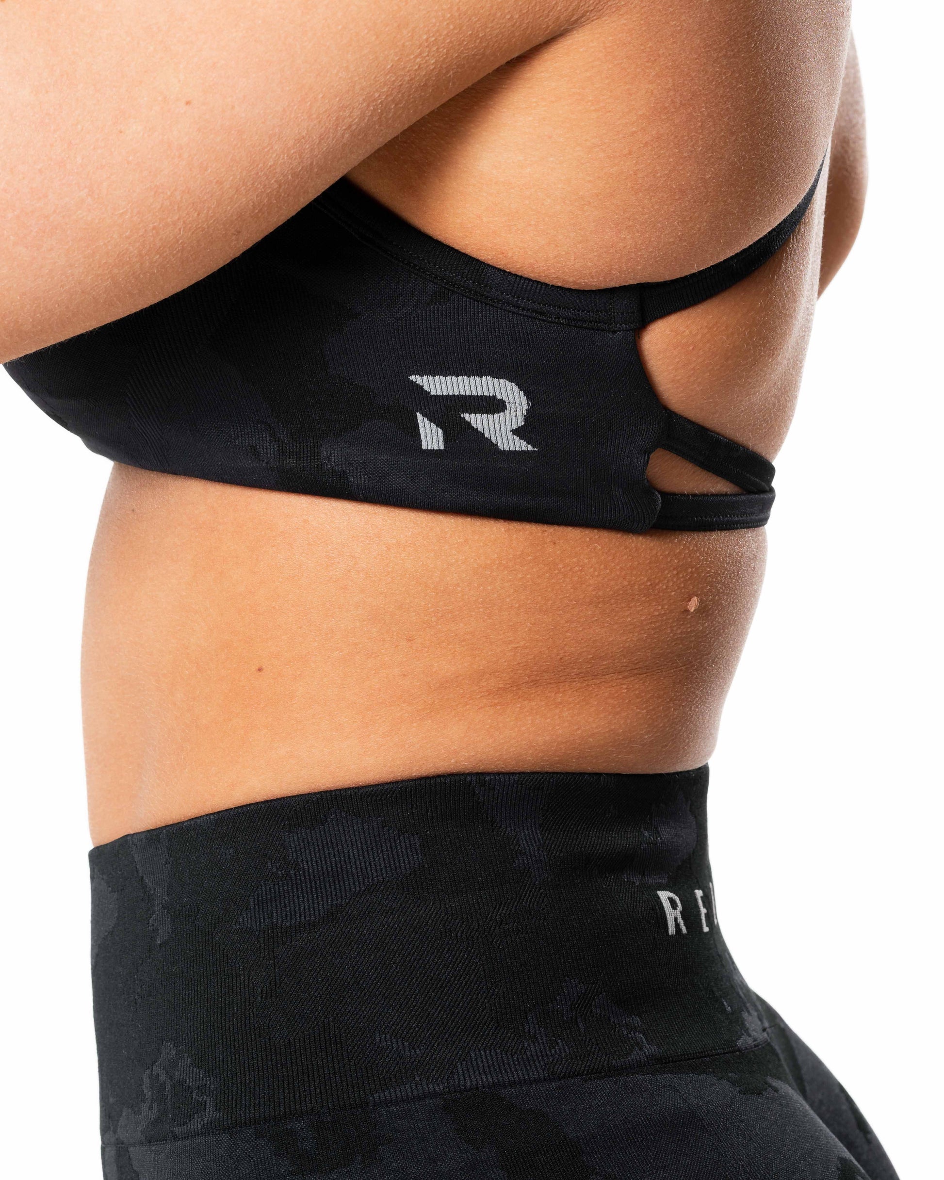 RELODE Prime Seamless Camo Top/Sport-BH - Svart