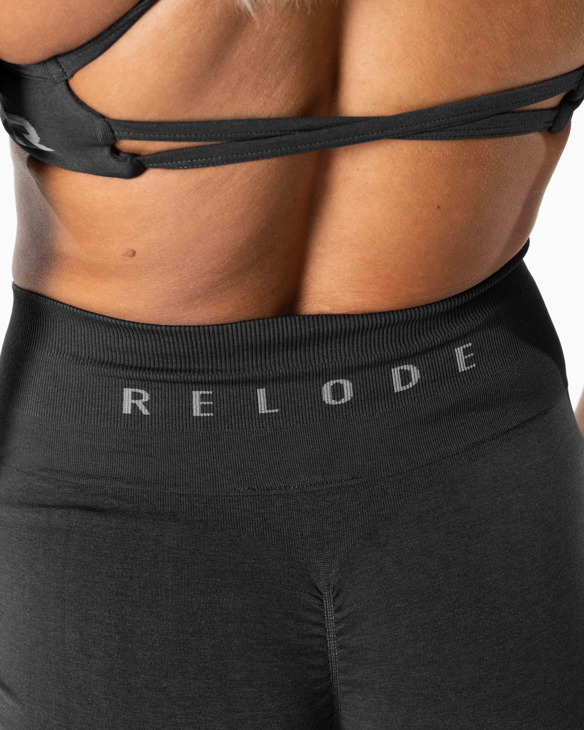 RELODE Prime Scrunch Shorts/Träningsshorts - Mörkgrå