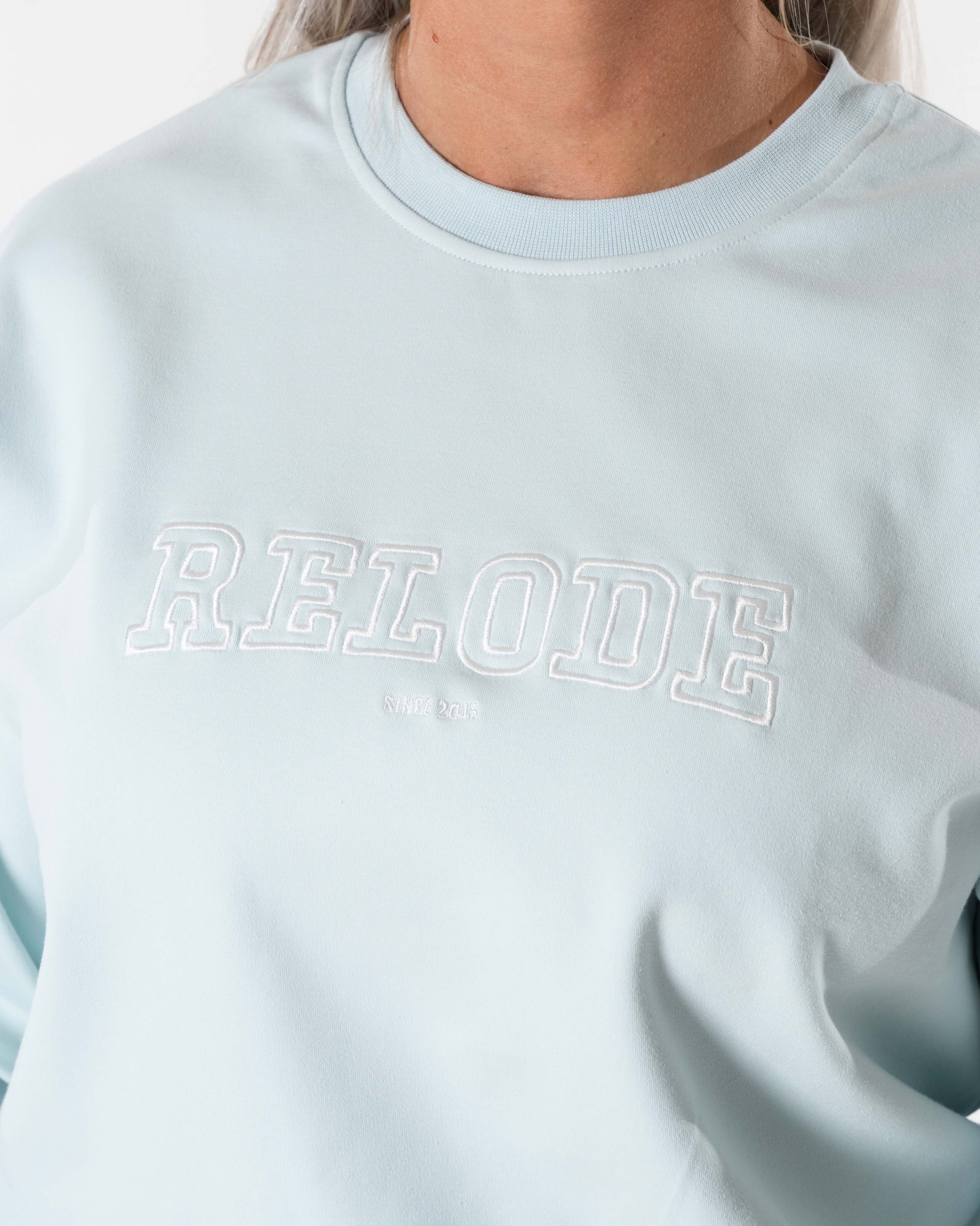 RELODE Klassisk Sweatshirt/Træningstrøje - Blå