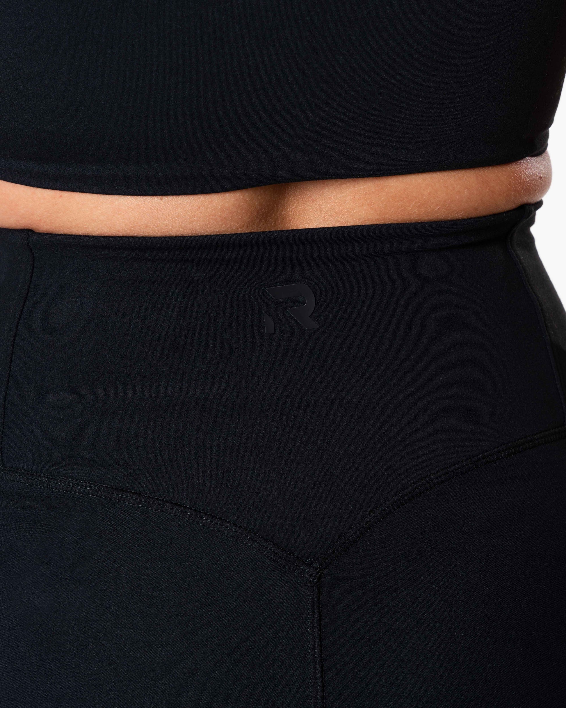 RELODE Clean Tights/Træningstights med svaj - Sort